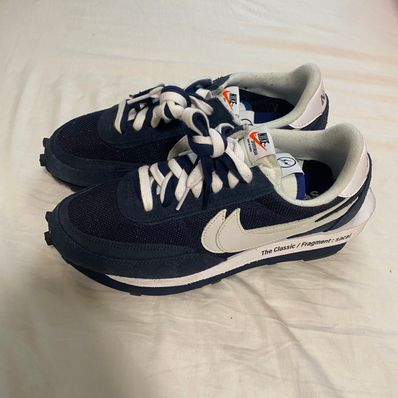 Fragment × sacai × Nike LD Waffle "Blackended Blue"