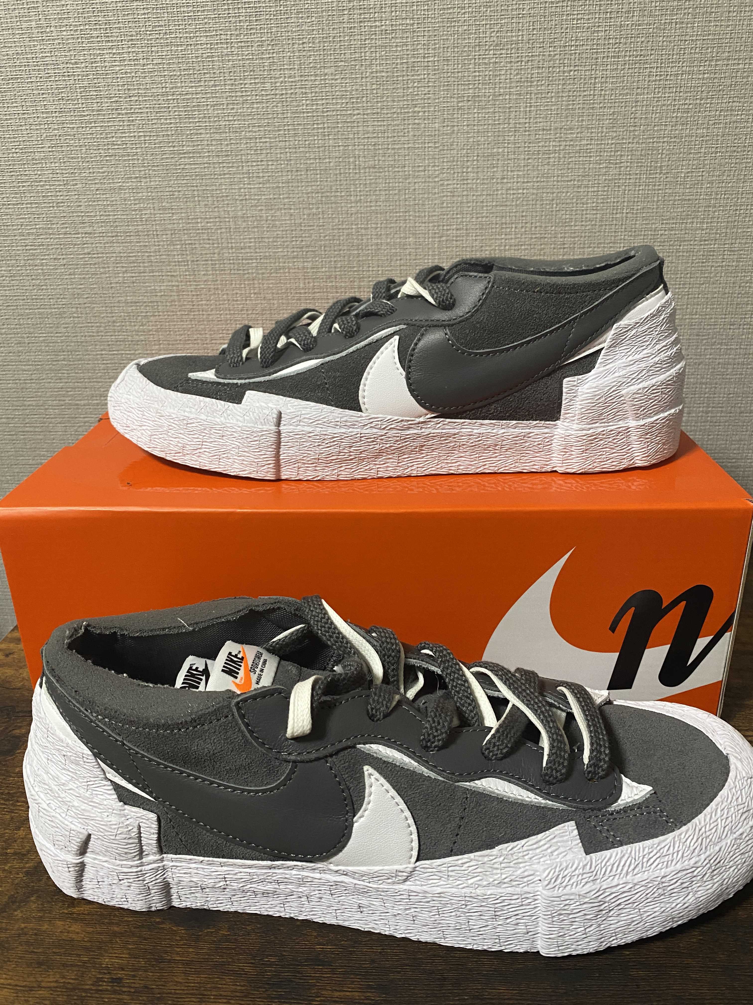 Sacai × Nike Blazer Low "Iron Grey"