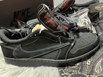 Travis Scott × Nike Air Jordan 1 Low OG SP "Black Phantom"