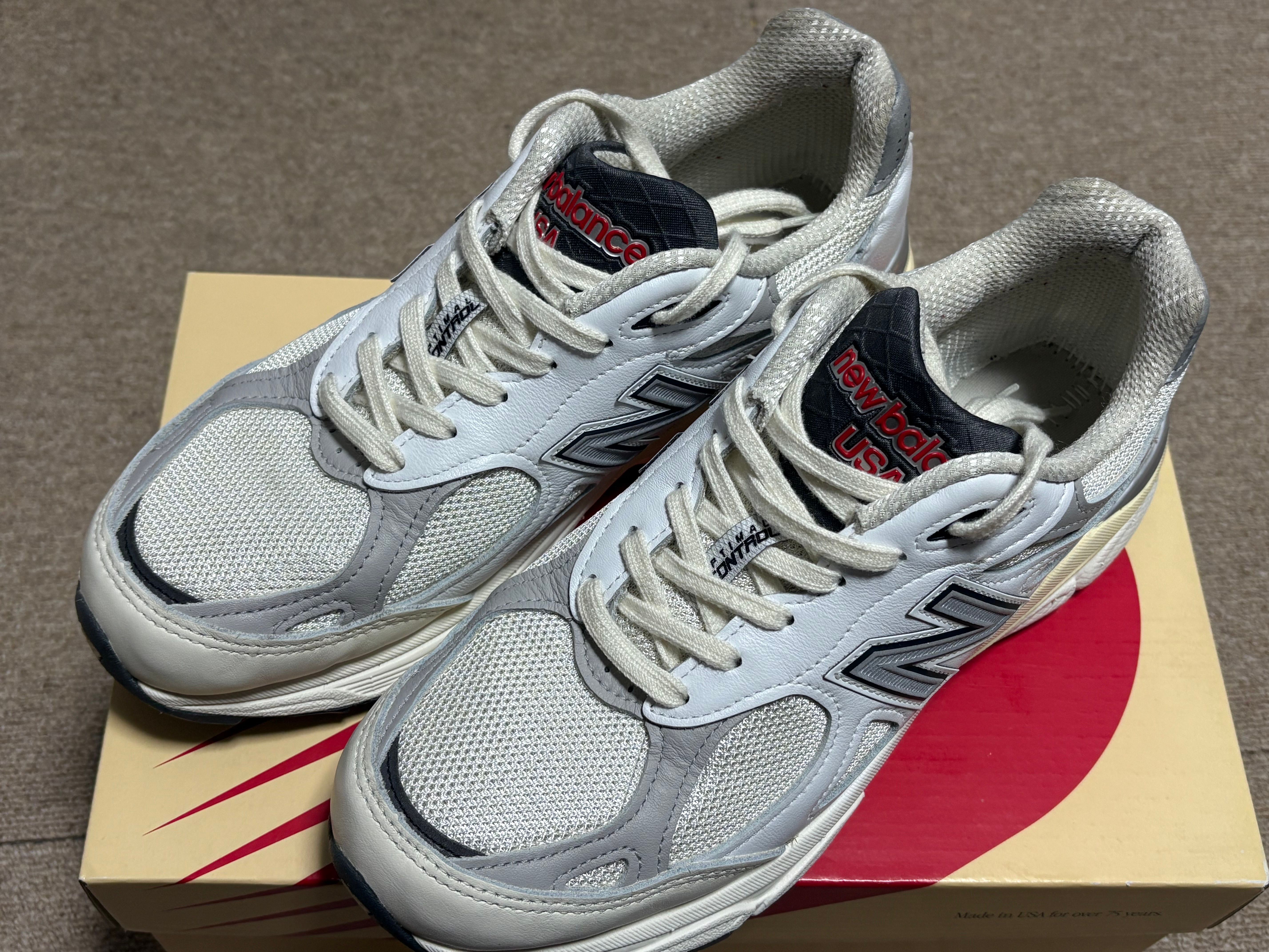 New Balance 990V3 "Sea Salt/Rain Cloud"