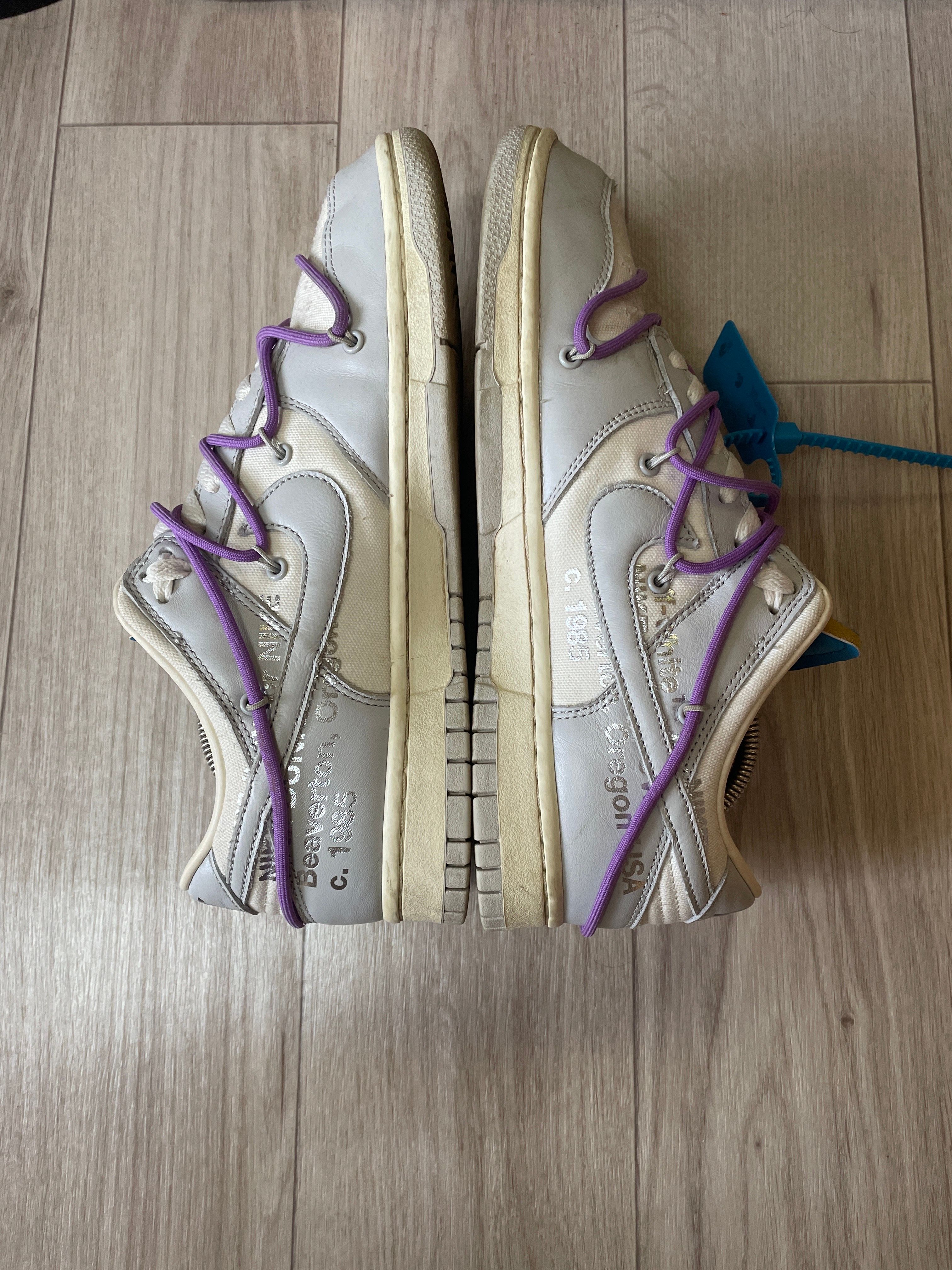 Off-White × Nike Dunk Low "Sail/Neutral Gray"