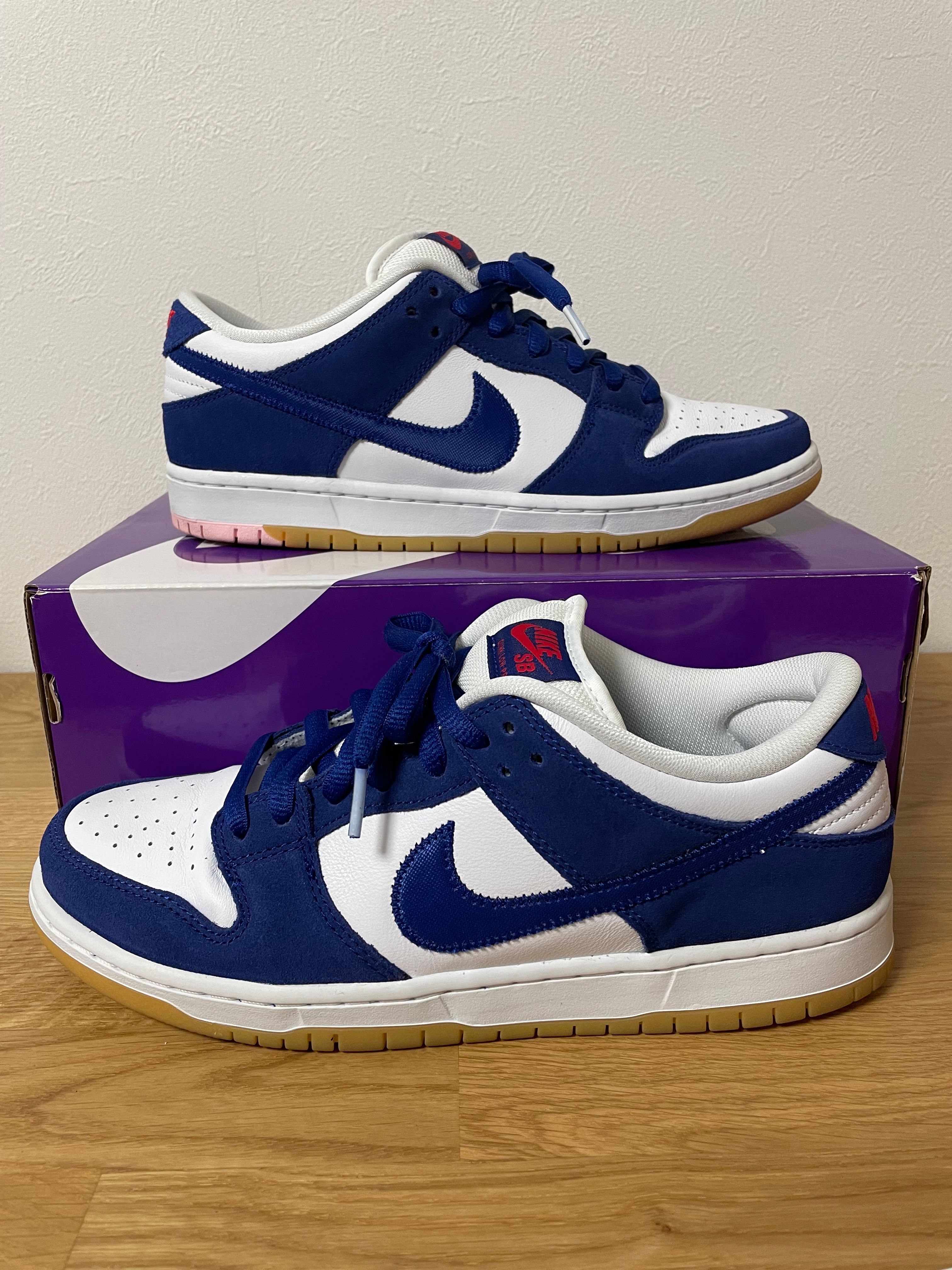 Nike SB Dunk Low "Los Angeles Dodgers/Deep Royal Blue"