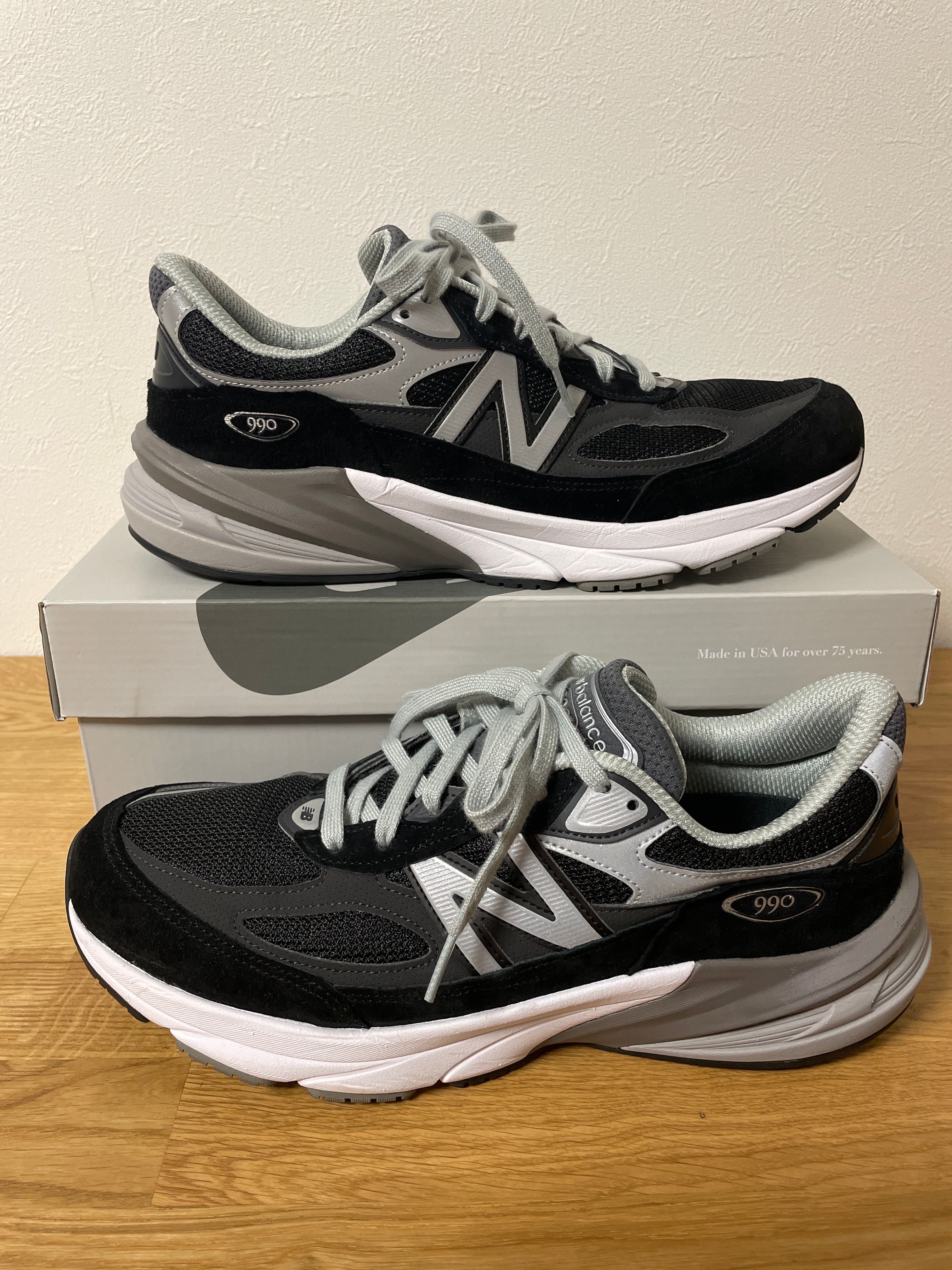 New Balance 990V6 "Black" (Heel NB Logo)