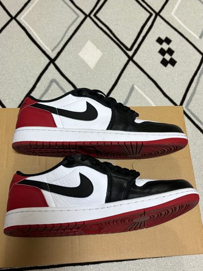 Nike Air Jordan 1 Retro Low OG "Black Toe"