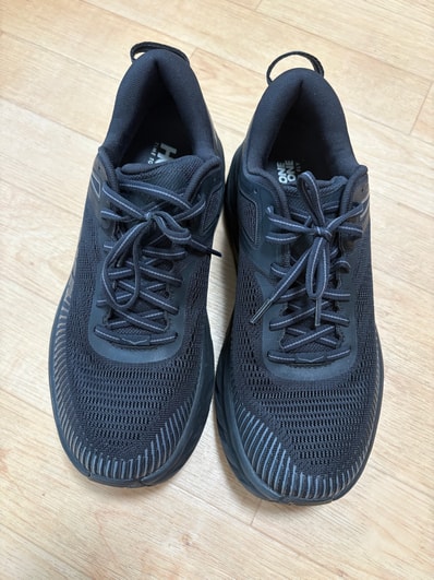 Hoka Bondi 7 Wide "Black/Black"