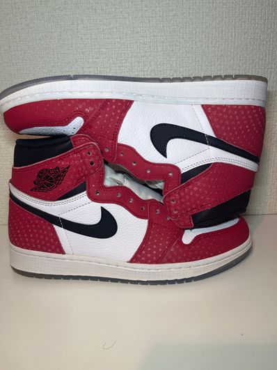 Spiderman × Nike Air Jordan 1 Origin Story "Gym Red/White/Photo Blue/Black"