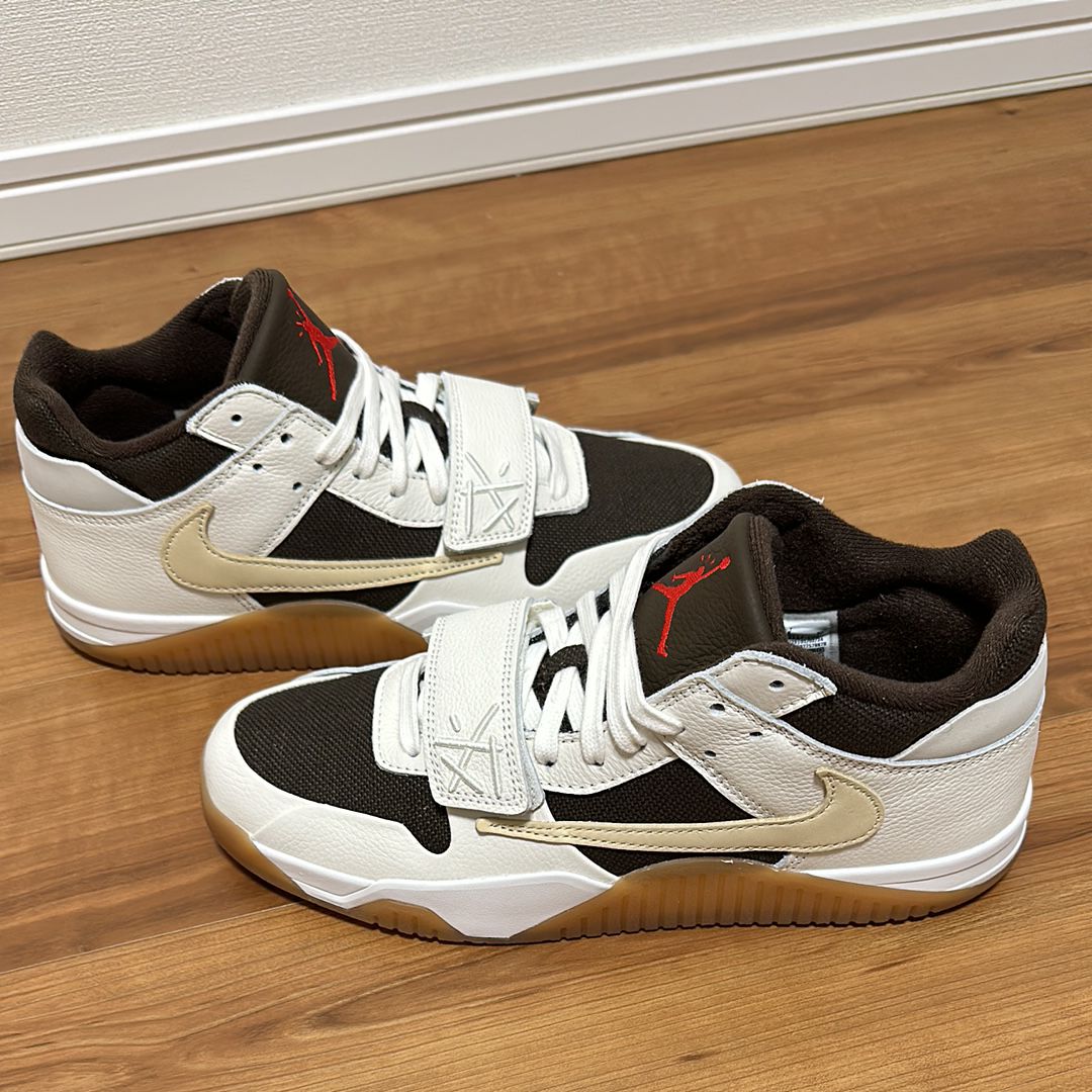 Travis Scott × Nike Jordan Jumpman Jack TR "Sail and Dark Mocha"