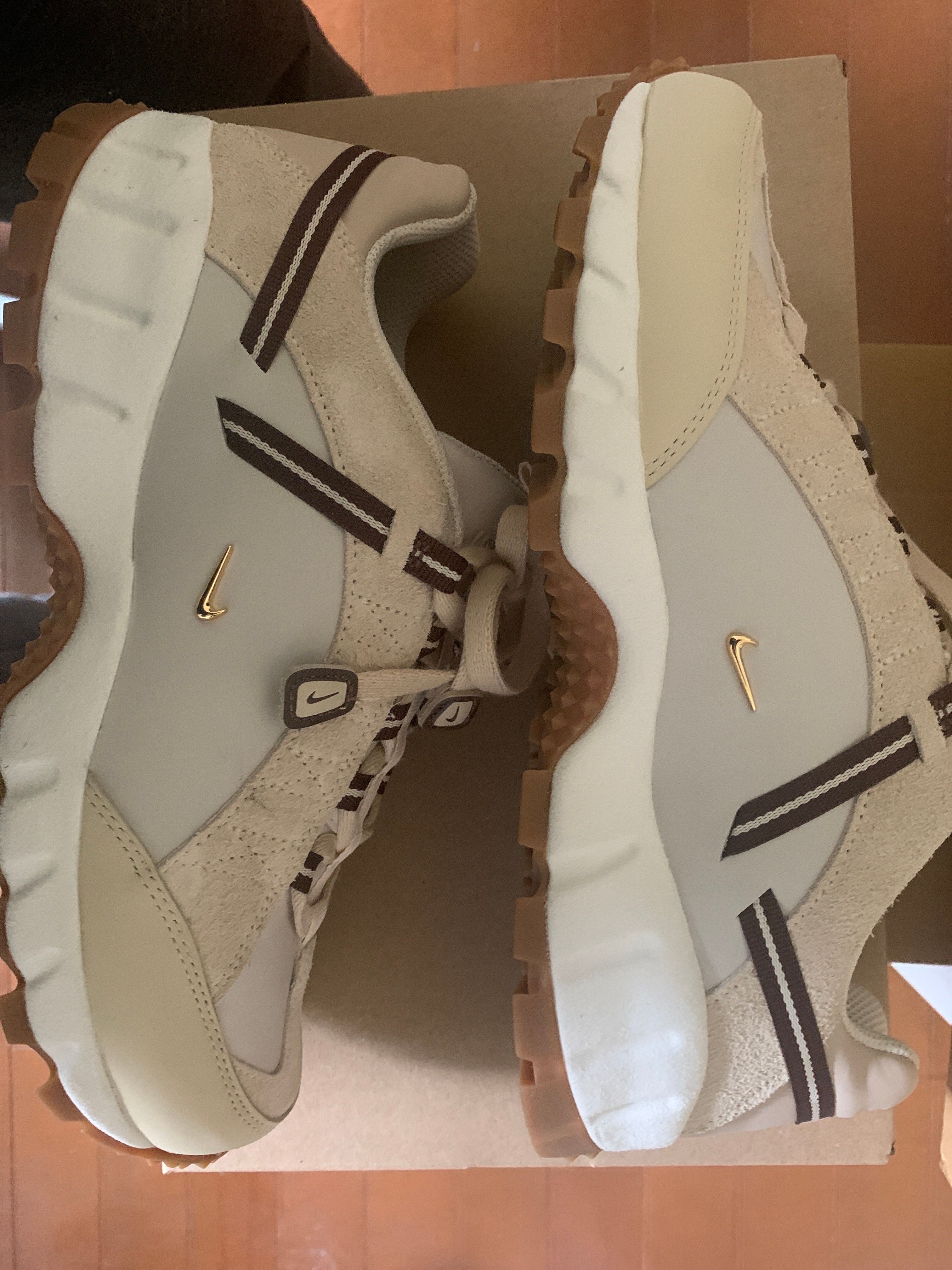 Jacquemus × Nike Women's Air Humara LX "Light Bone and Gold"