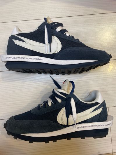 Fragment × sacai × Nike LD Waffle "Blackended Blue"