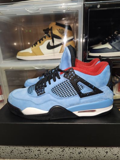 Travis Scott × Nike Air Jordan 4 Retro Cactus Jack "University Blue"