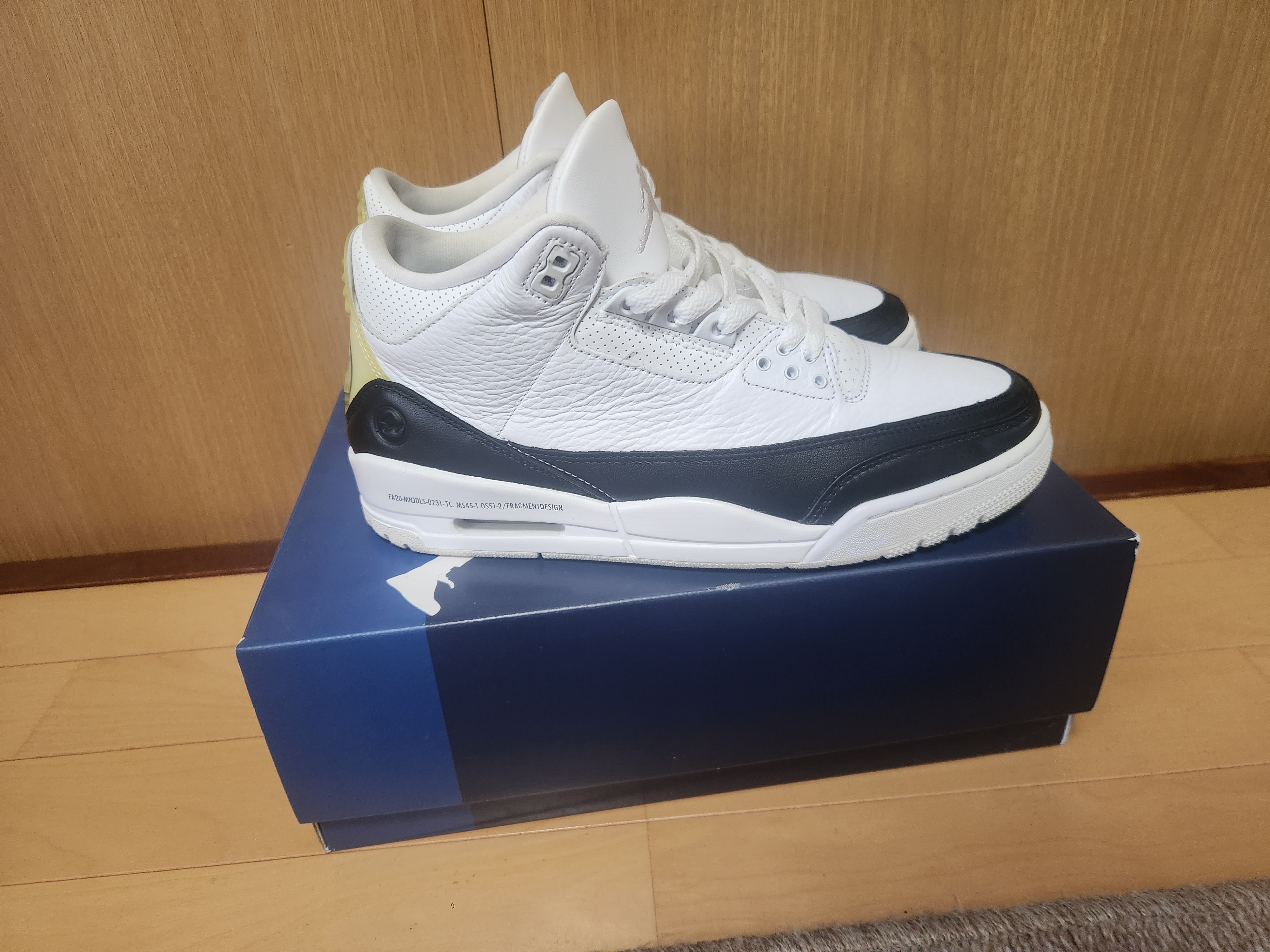 Fragment × Nike Air Jordan 3 "White/Black"