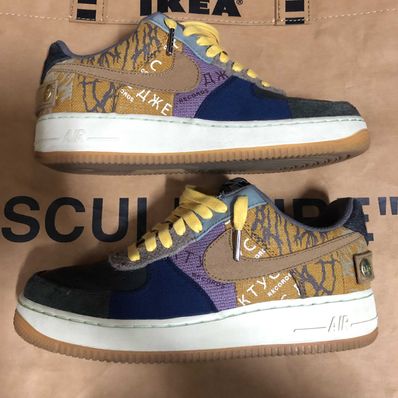 Travis Scott × Nike Air Force 1 Low Cactus Jack "Multi Color"