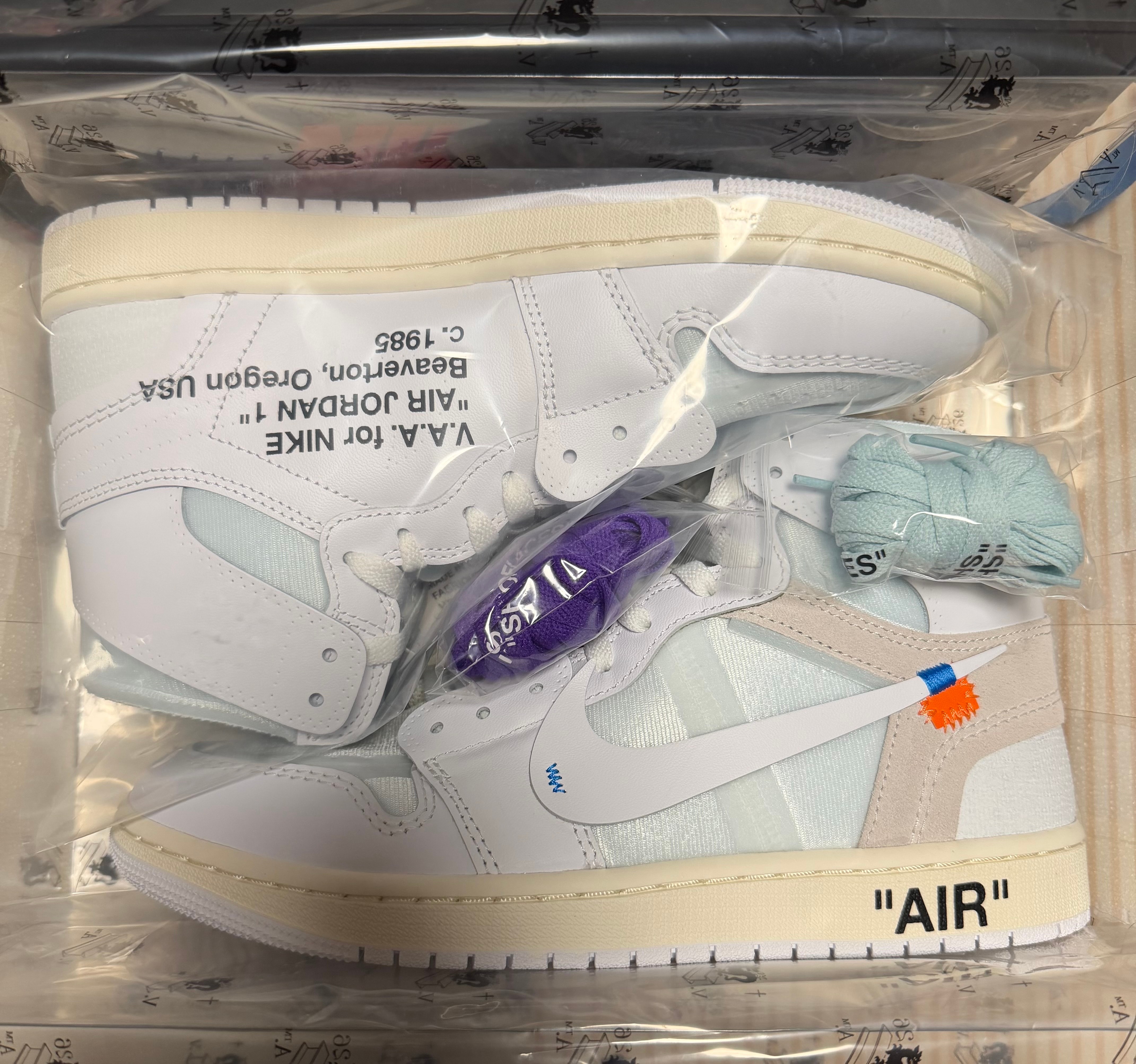 Virgil Abloh Archive (V.A.A.) × Nike Air Jordan 1 Retro High OG "Alaska"