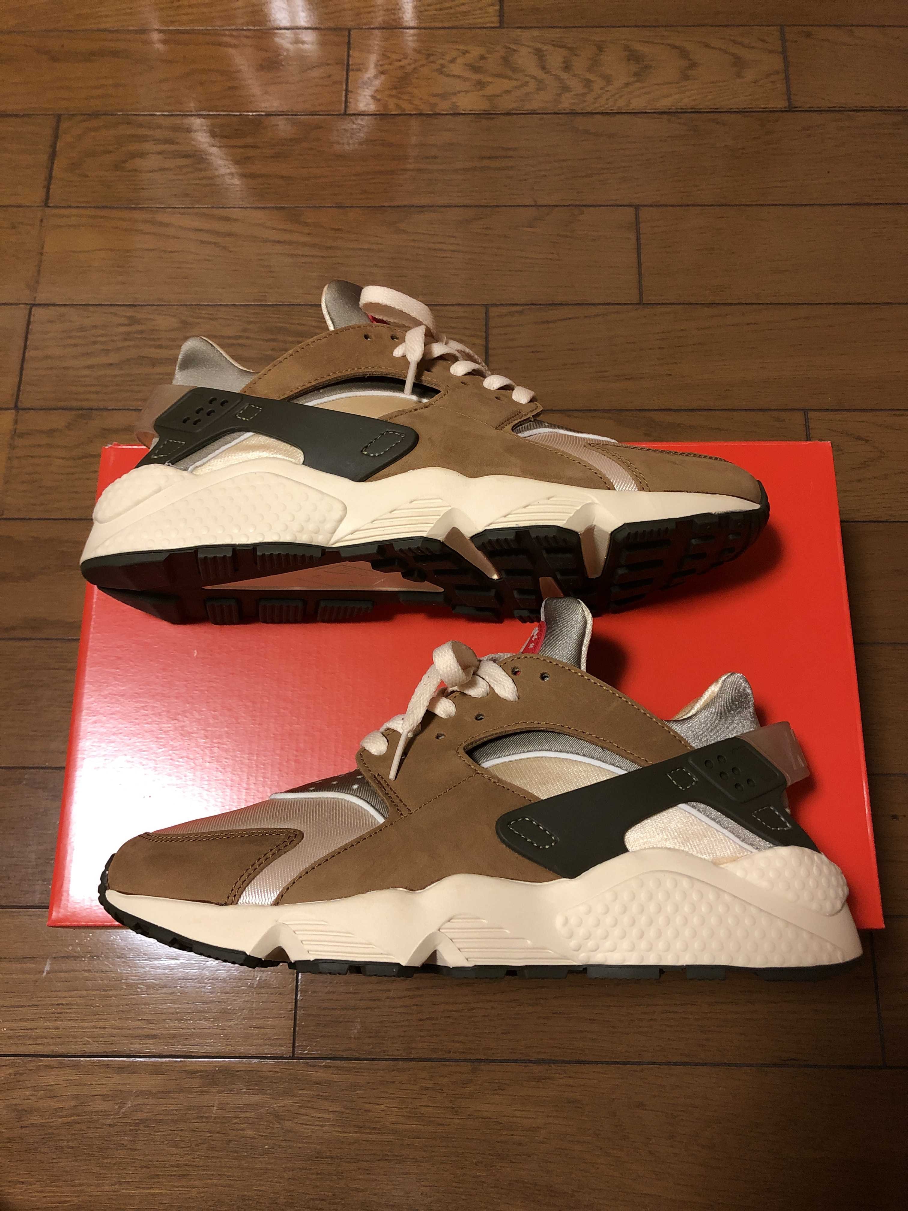 Stussy × Nike Air Huarache "Desert Oak"