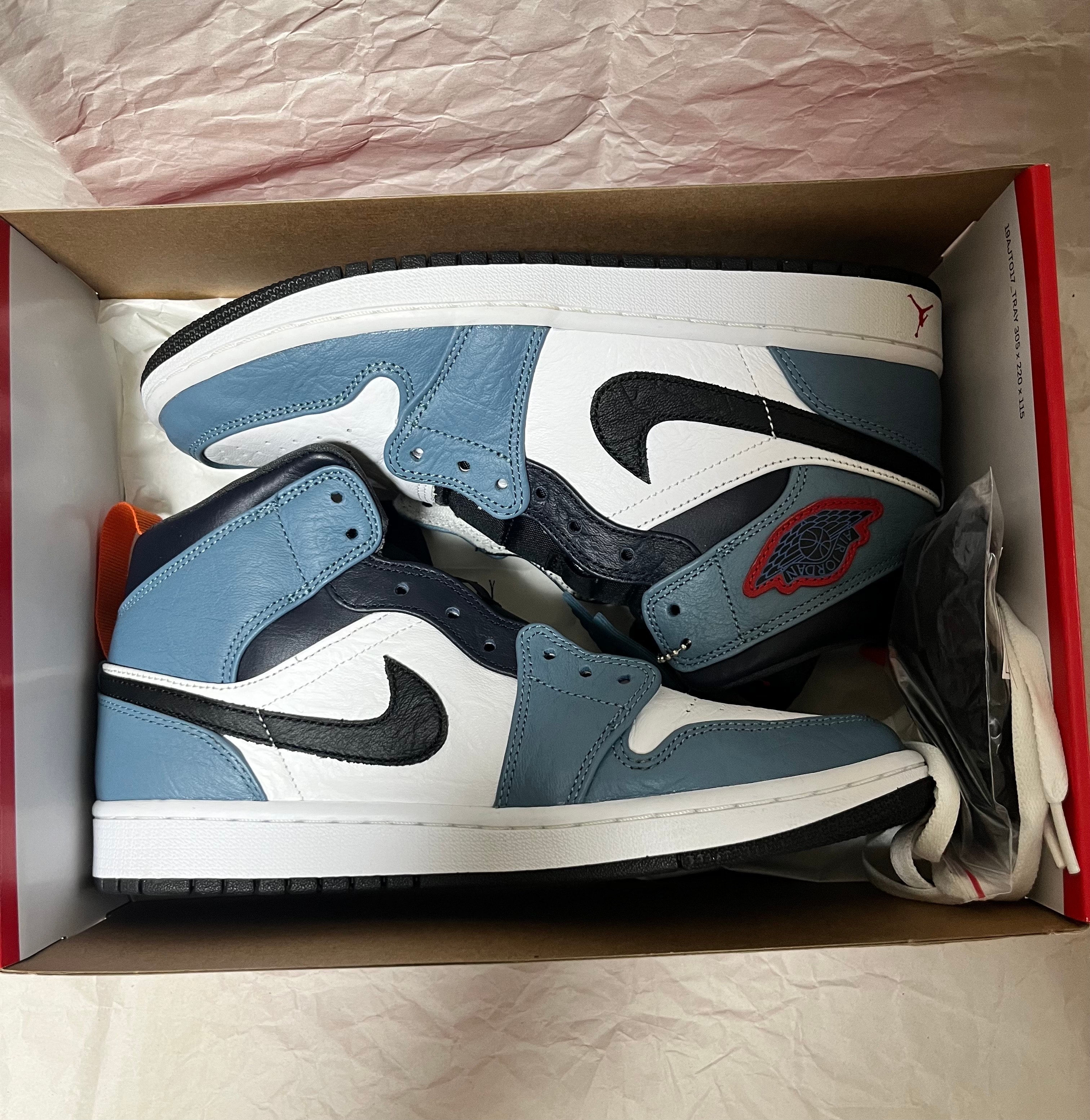 FACETASM × Nike Air Jordan 1 Mid "White/Navy"