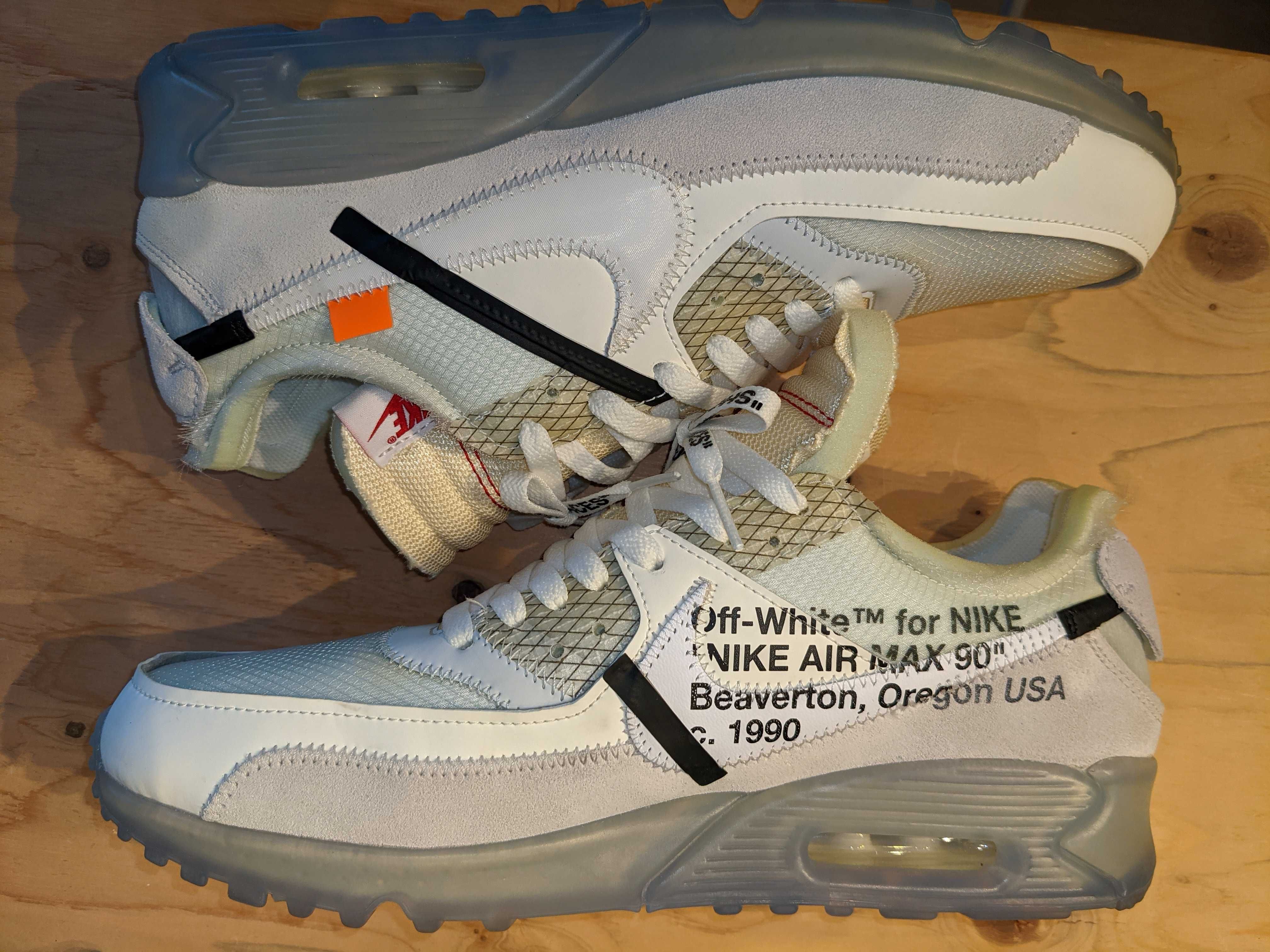 Off-White × Nike Air Max 90 "The 10/Sail"