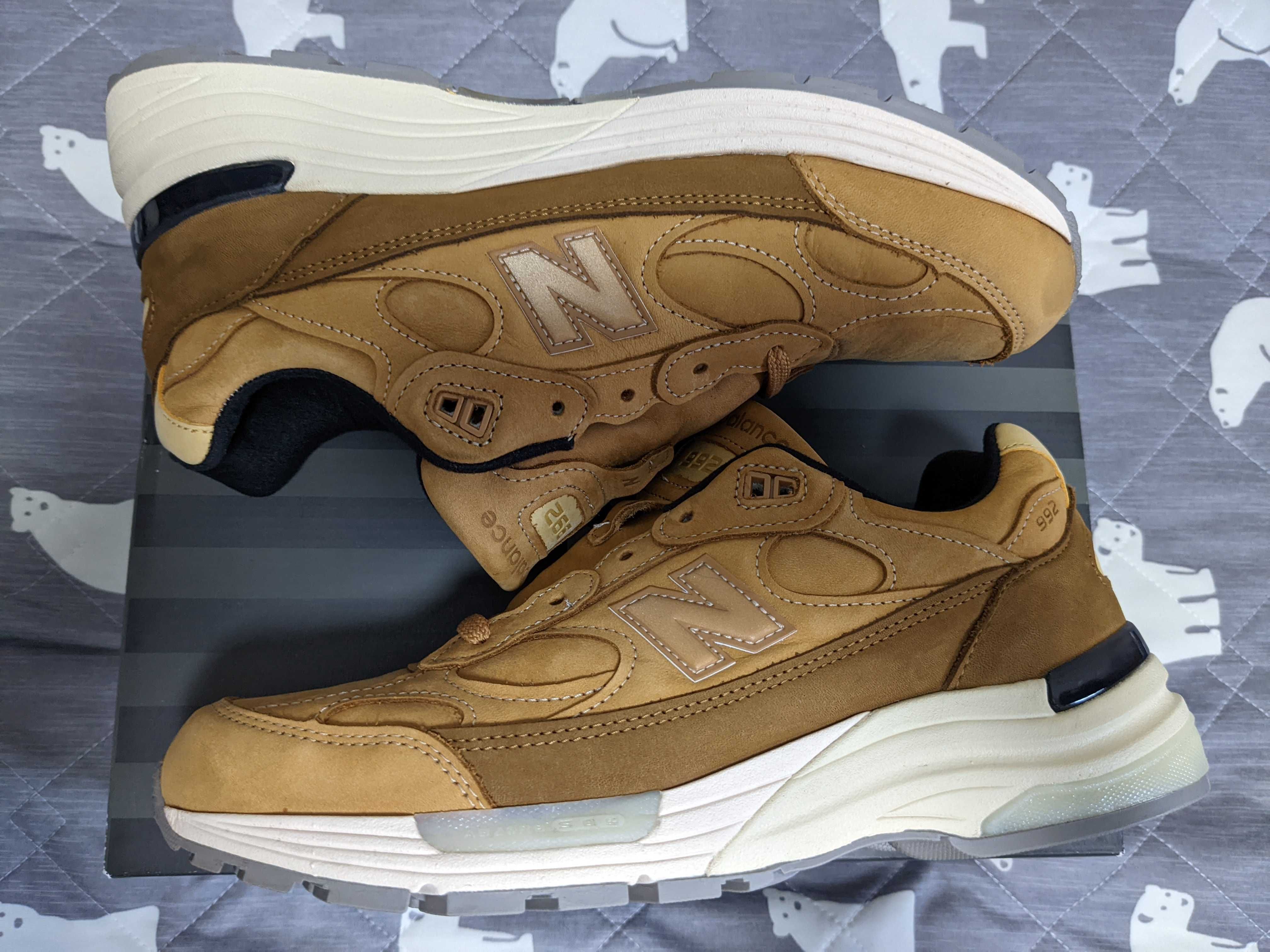 New Balance 992 Made in USA "Tan/Brown"