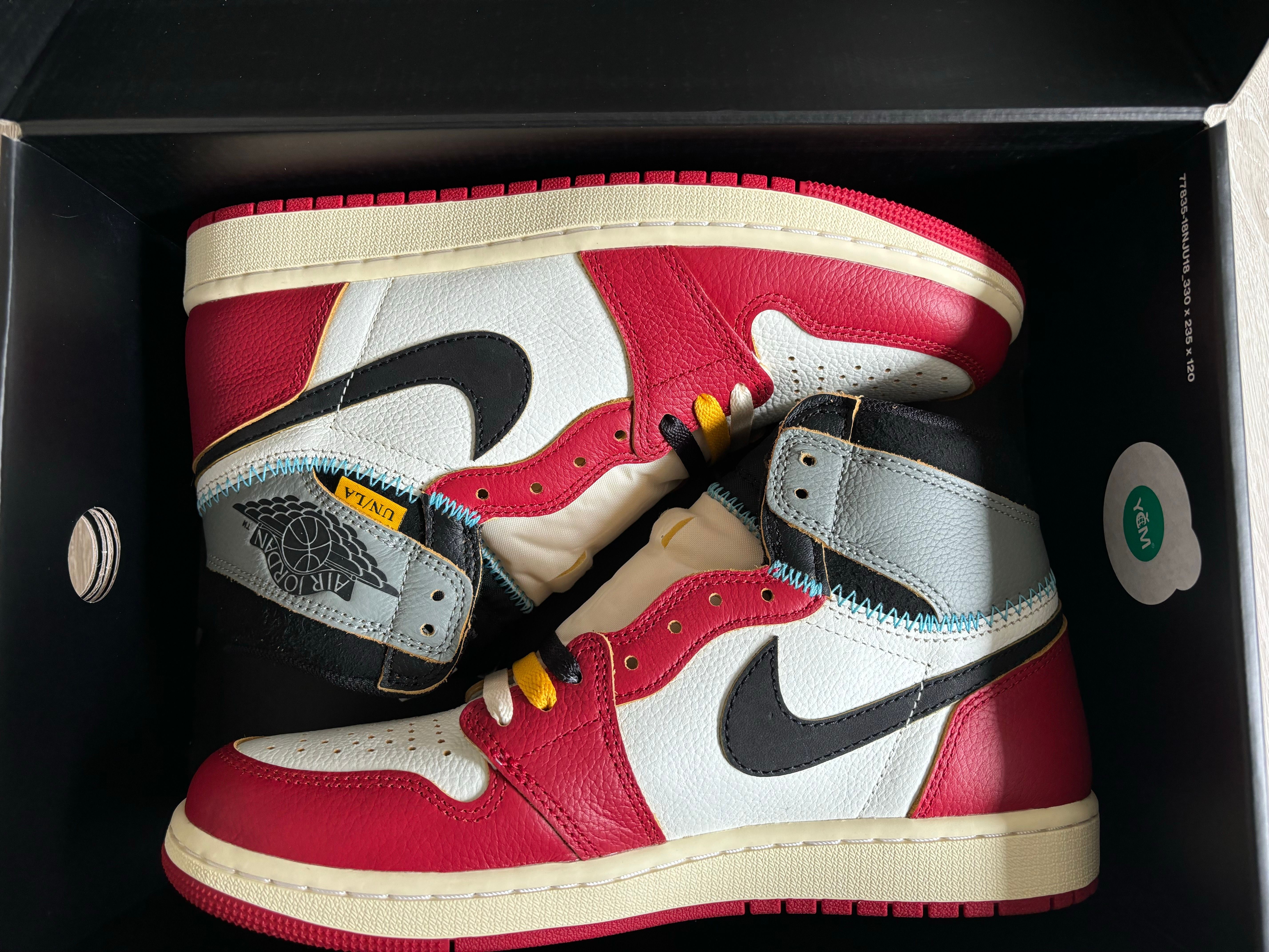 UNION × Nike Air Jordan 1 Retro High OG "Chicago/Shadow"