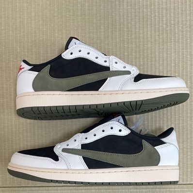 Travis Scott × Nike Women's Air Jordan 1 Low OG "Medium Olive"