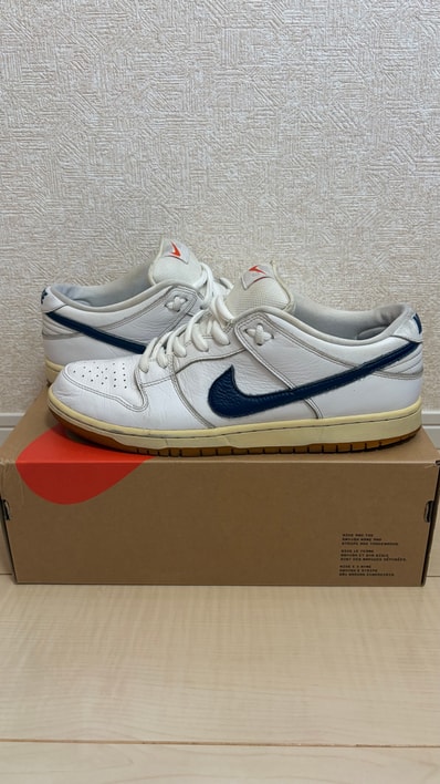 Nike SB Dunk Low "Orange Label White Navy"