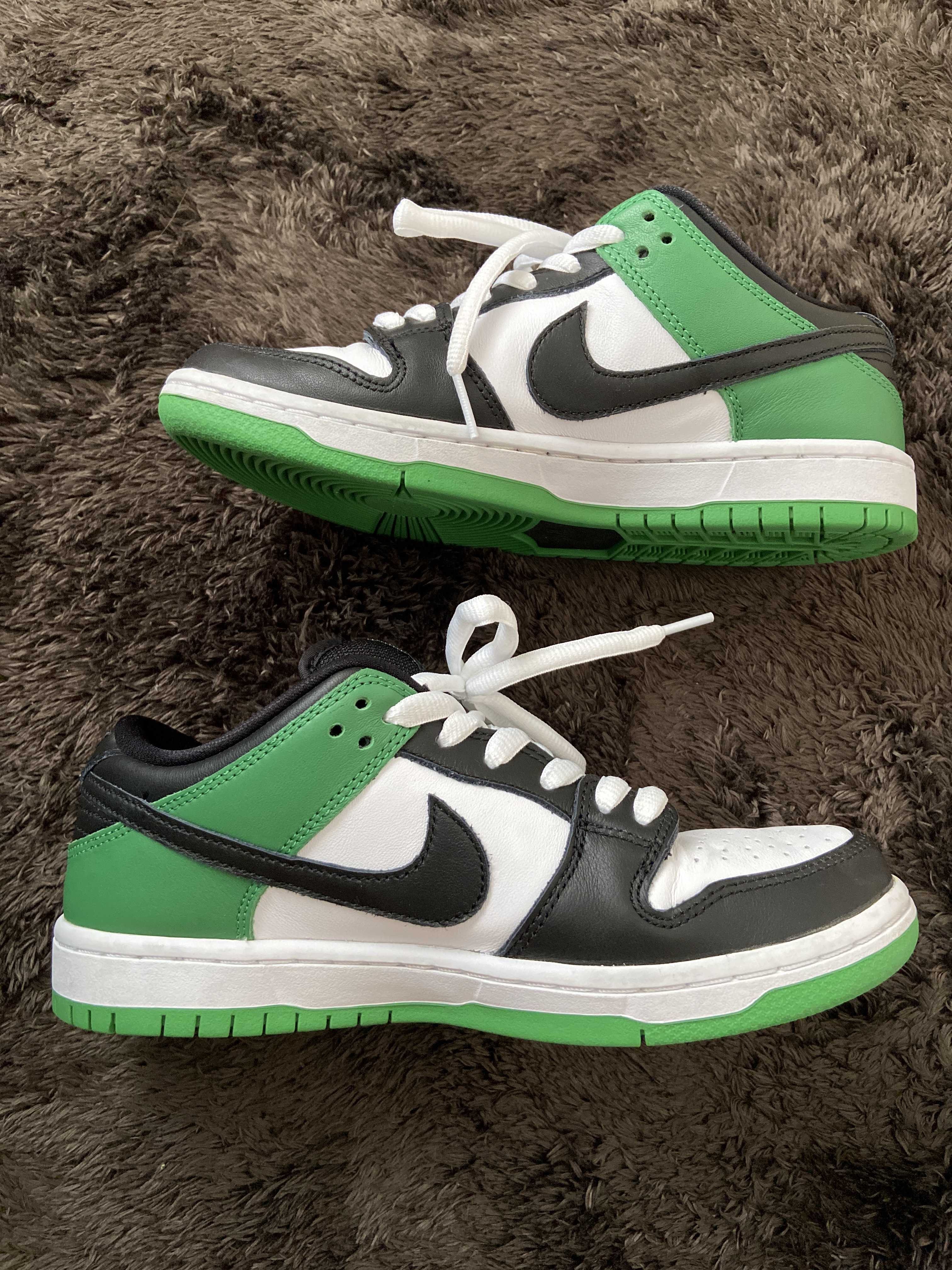 Nike SB Dunk Low Pro "Black and Classic Green"