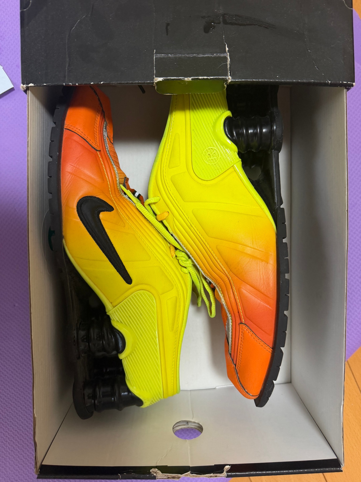 Martine Rose × Nike Women's Shox MR4 "Safety Orange"
