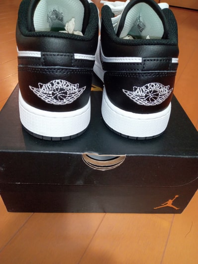 Nike GS Air Jordan 1 Low "White/Black"