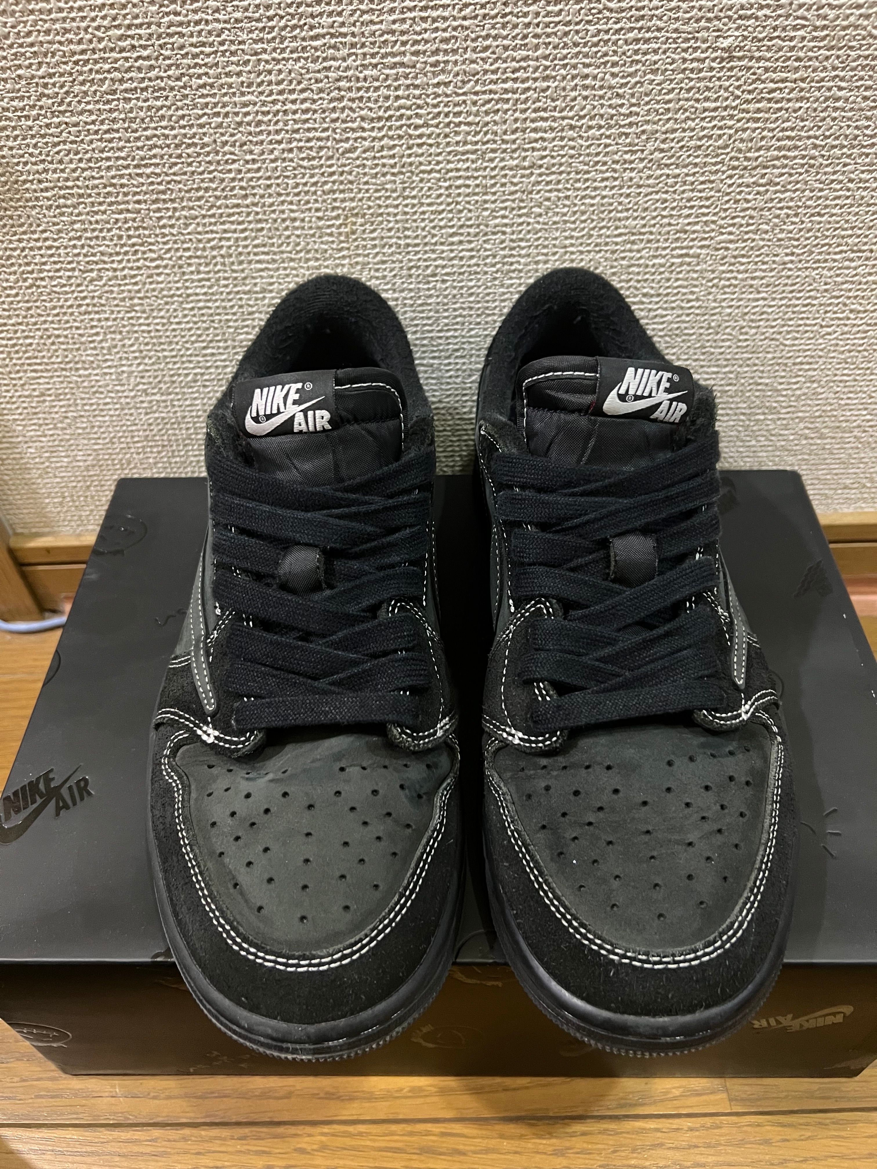 Travis Scott × Nike Air Jordan 1 Low OG SP "Black Phantom"