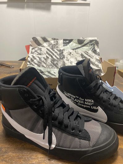 Off-White × Nike Blazer Studio Mid "Grim Reaper"