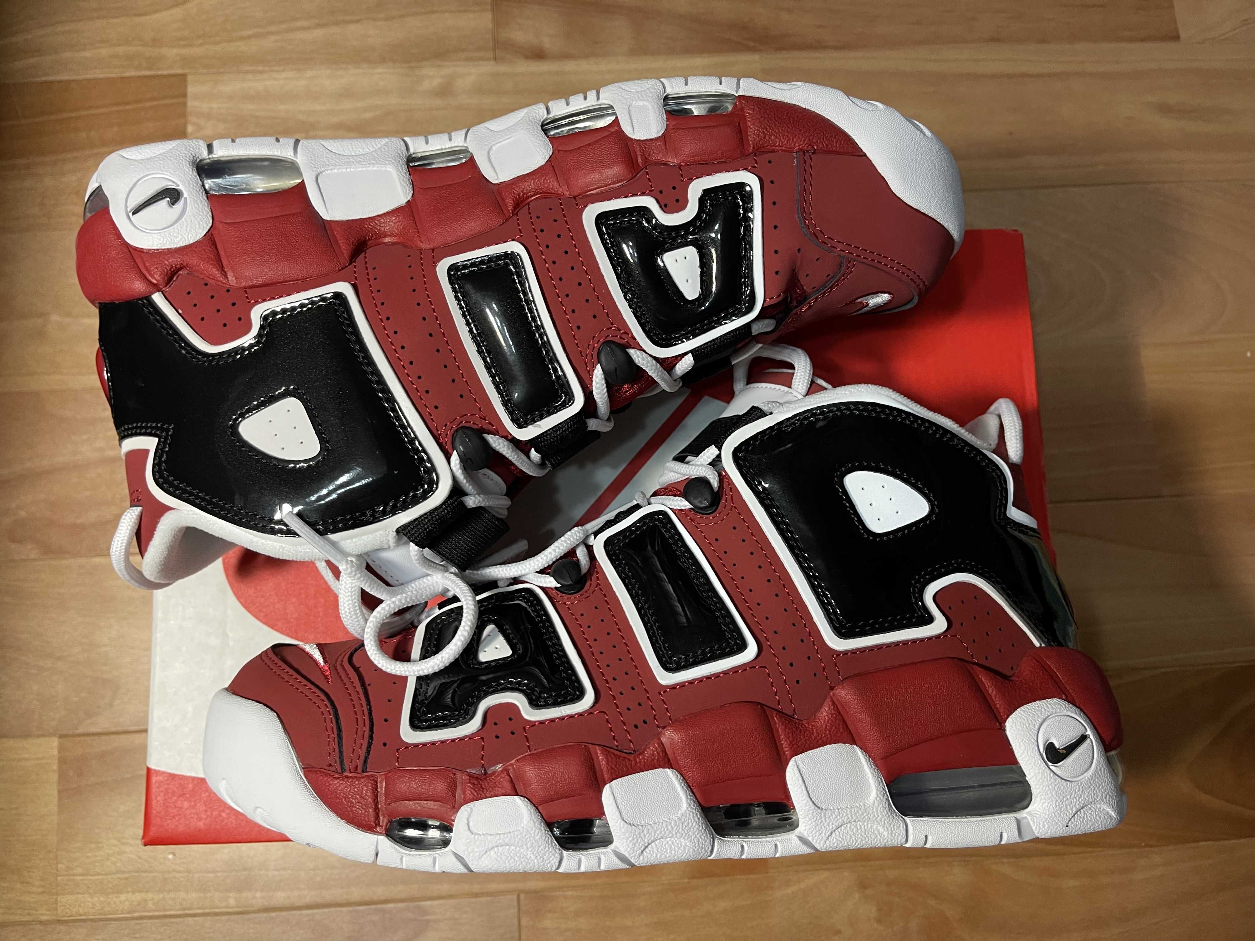 Nike Air More Uptempo ’96 "Black and Varsity Red" (2021)