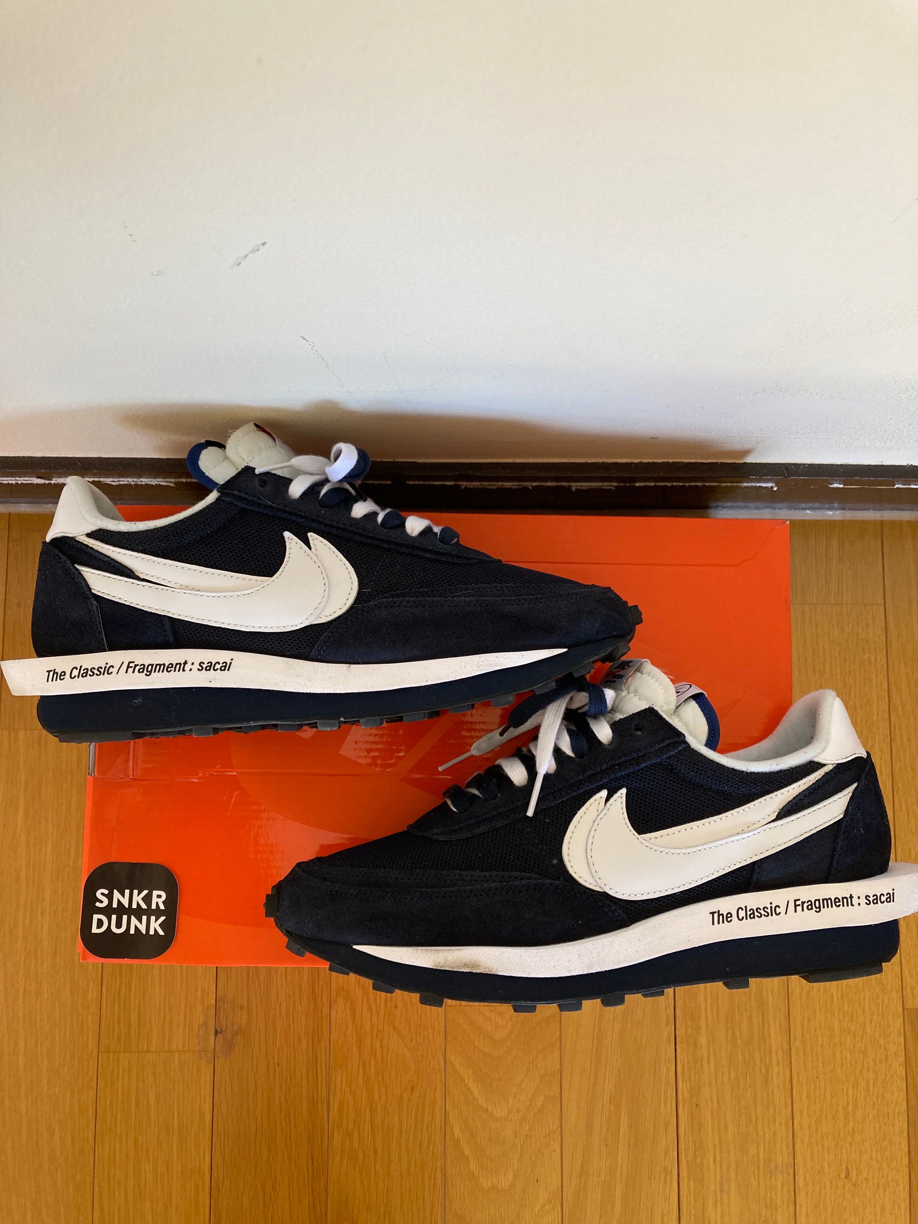 Fragment × sacai × Nike LD Waffle "Blackended Blue"