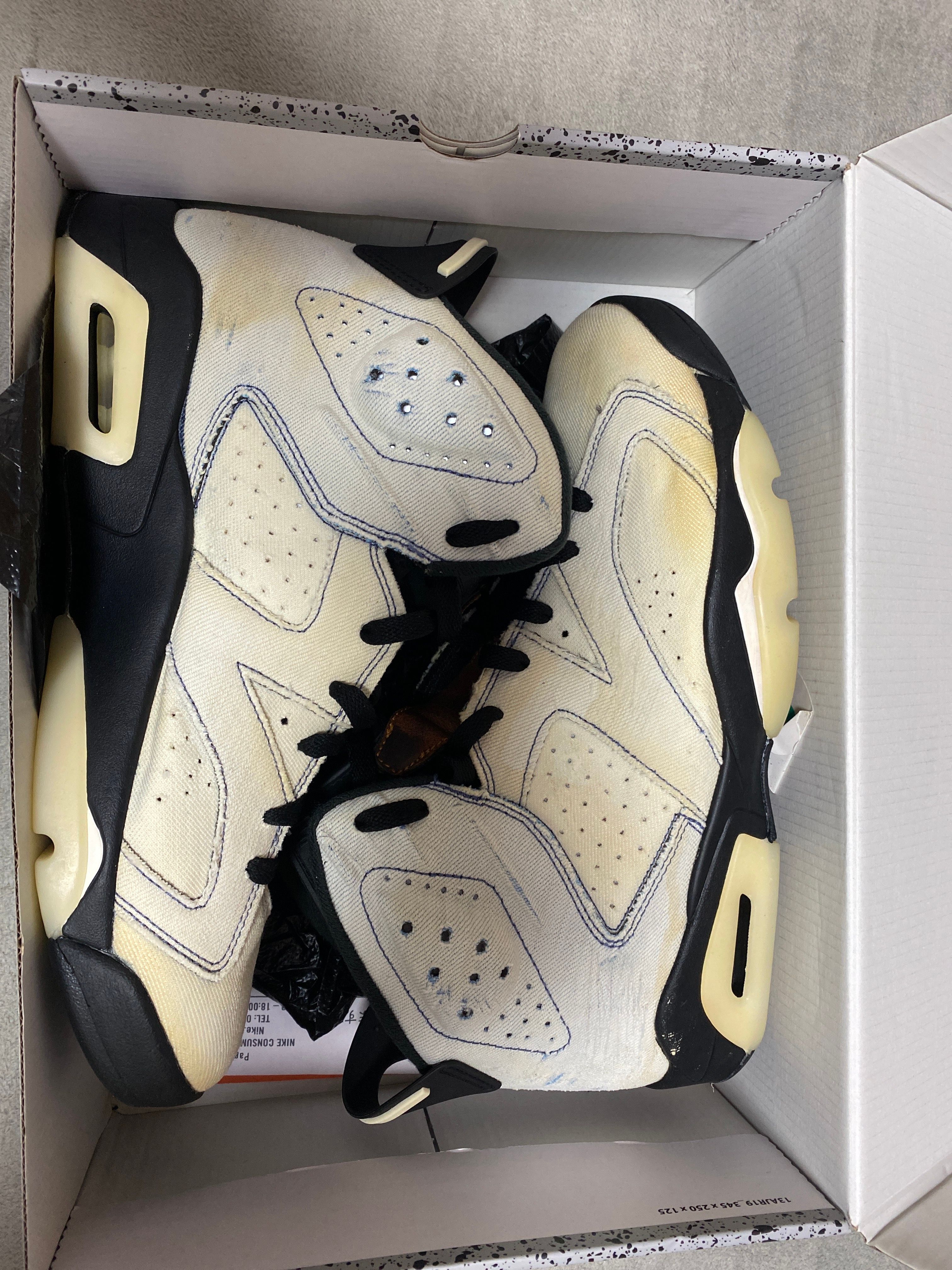 NIKE AIR JORDAN 6 "WASHED DENIM"