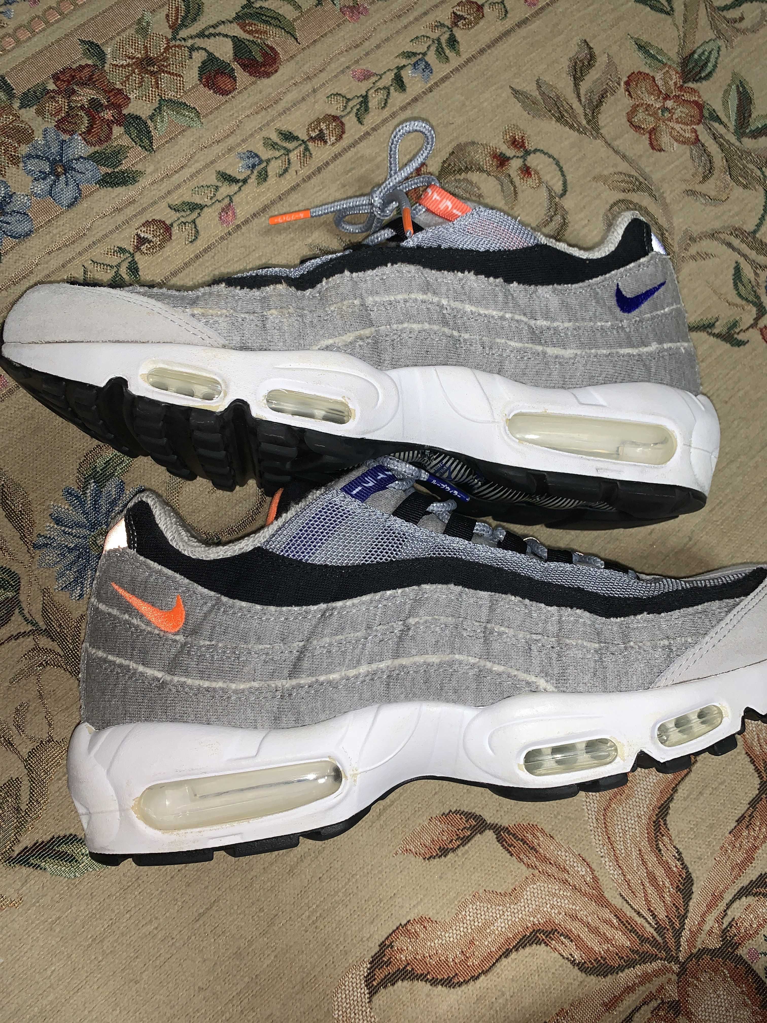 Loopwheeler × Nike Air Max 95 "Wolf Grey"