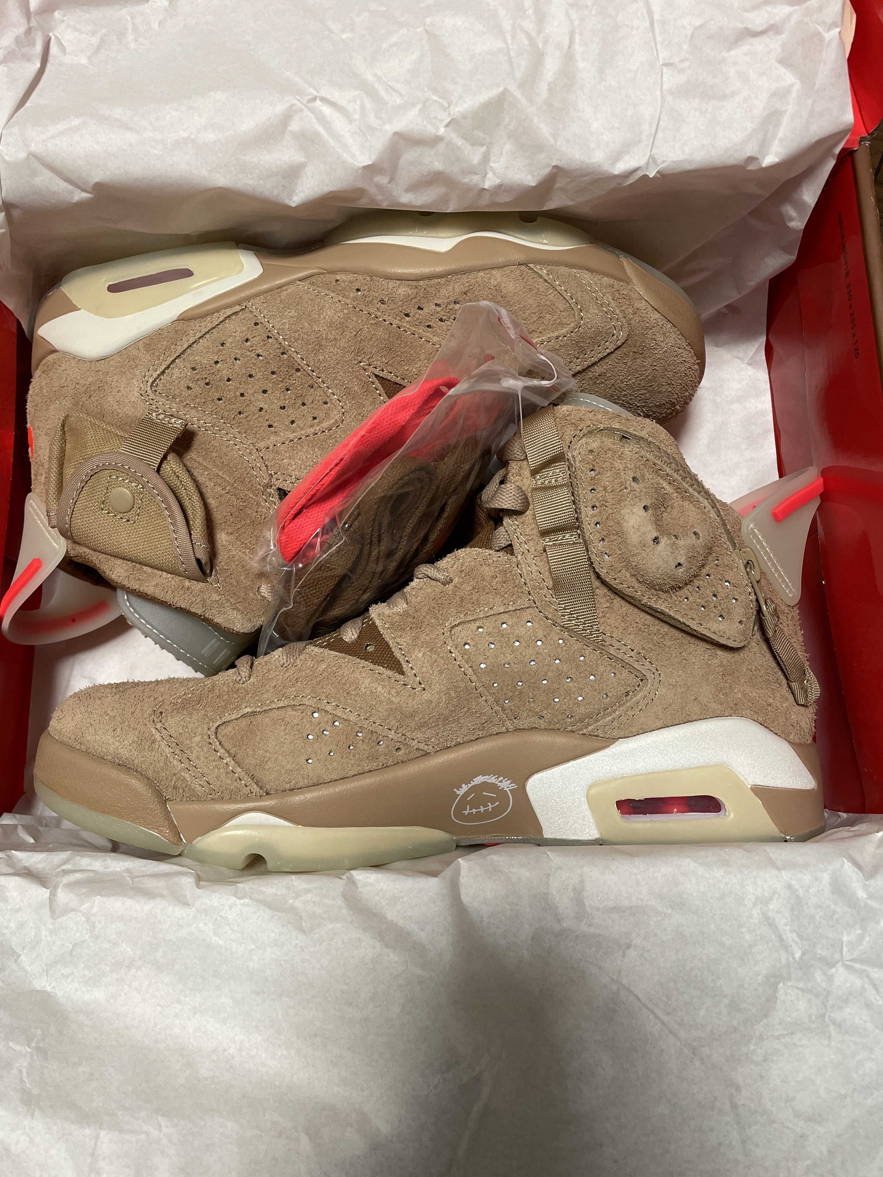 Travis Scott × Nike Air Jordan 6 "British Khaki"
