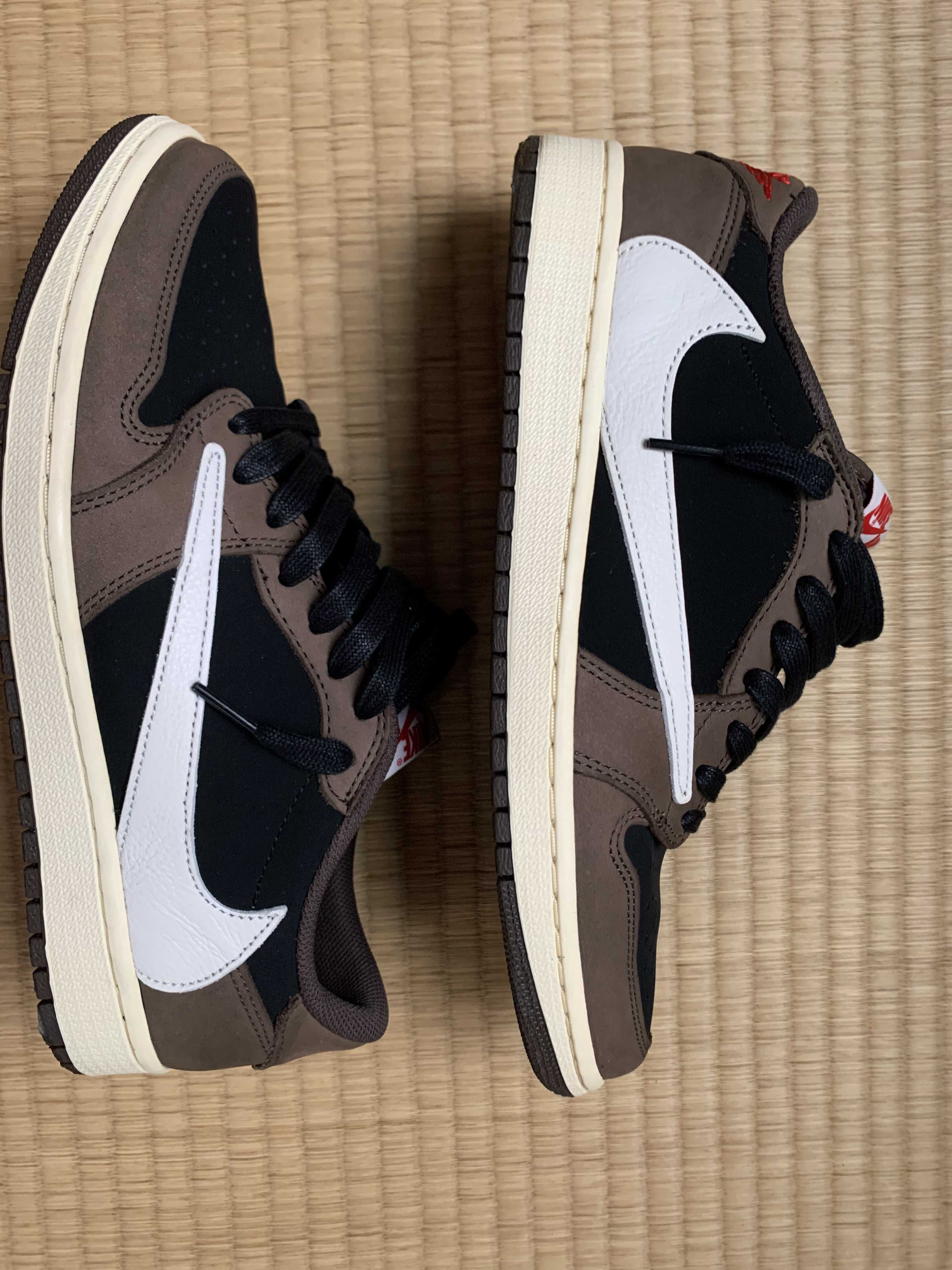 Travis Scott × Nike Air Jordan 1 Low OG SP-T "Black/Dark Mocha"