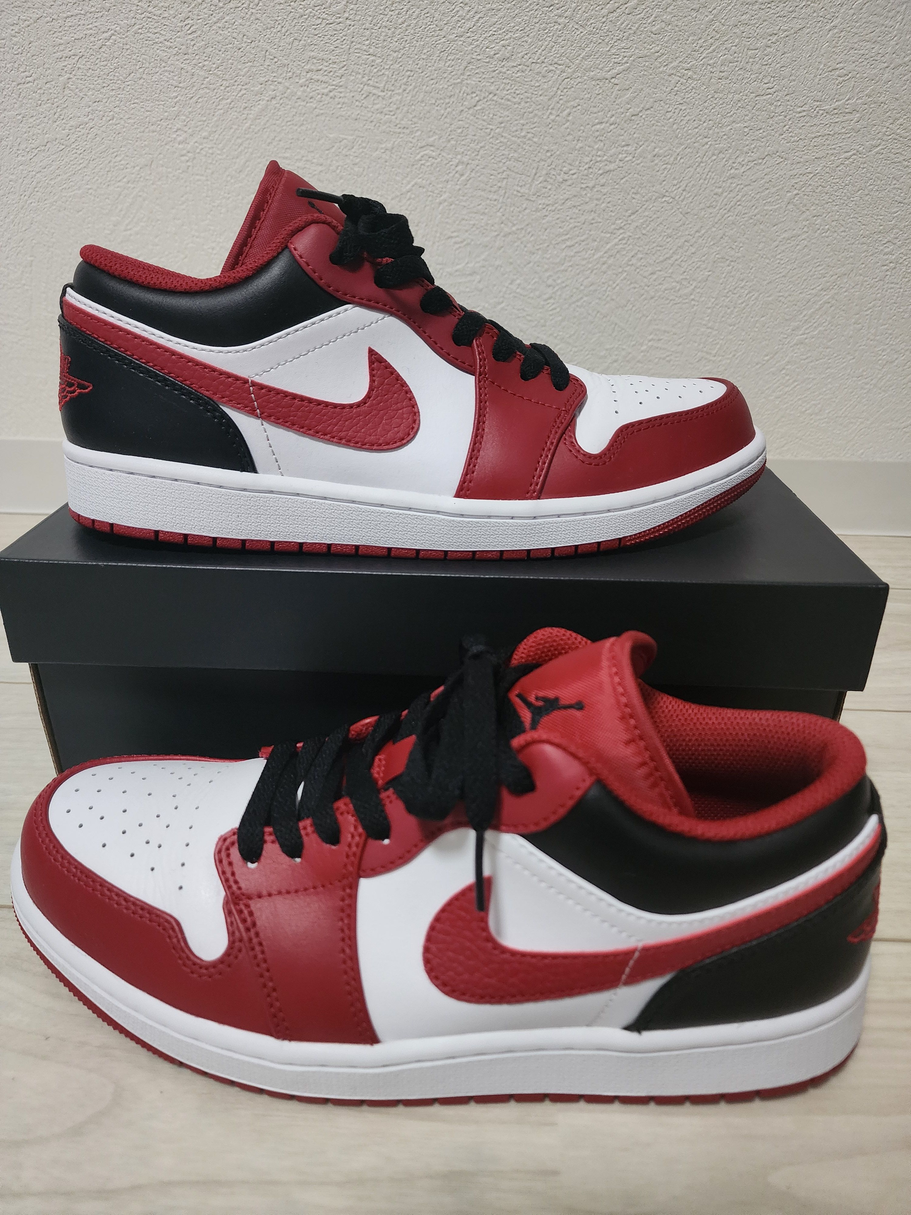 Nike Air Jordan 1 Low "White/Gym Red/Black"