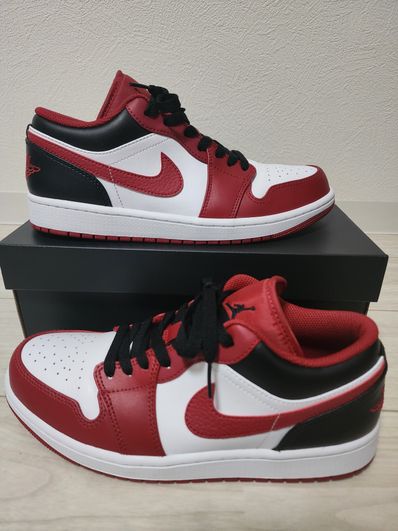 Nike Air Jordan 1 Low "White/Gym Red/Black"