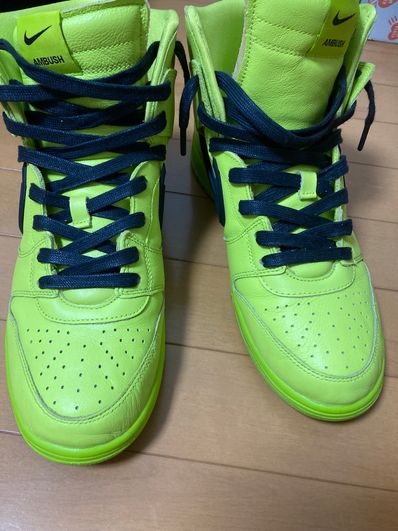 AMBUSH × NIKE DUNK HIGH "FLASH LIME"