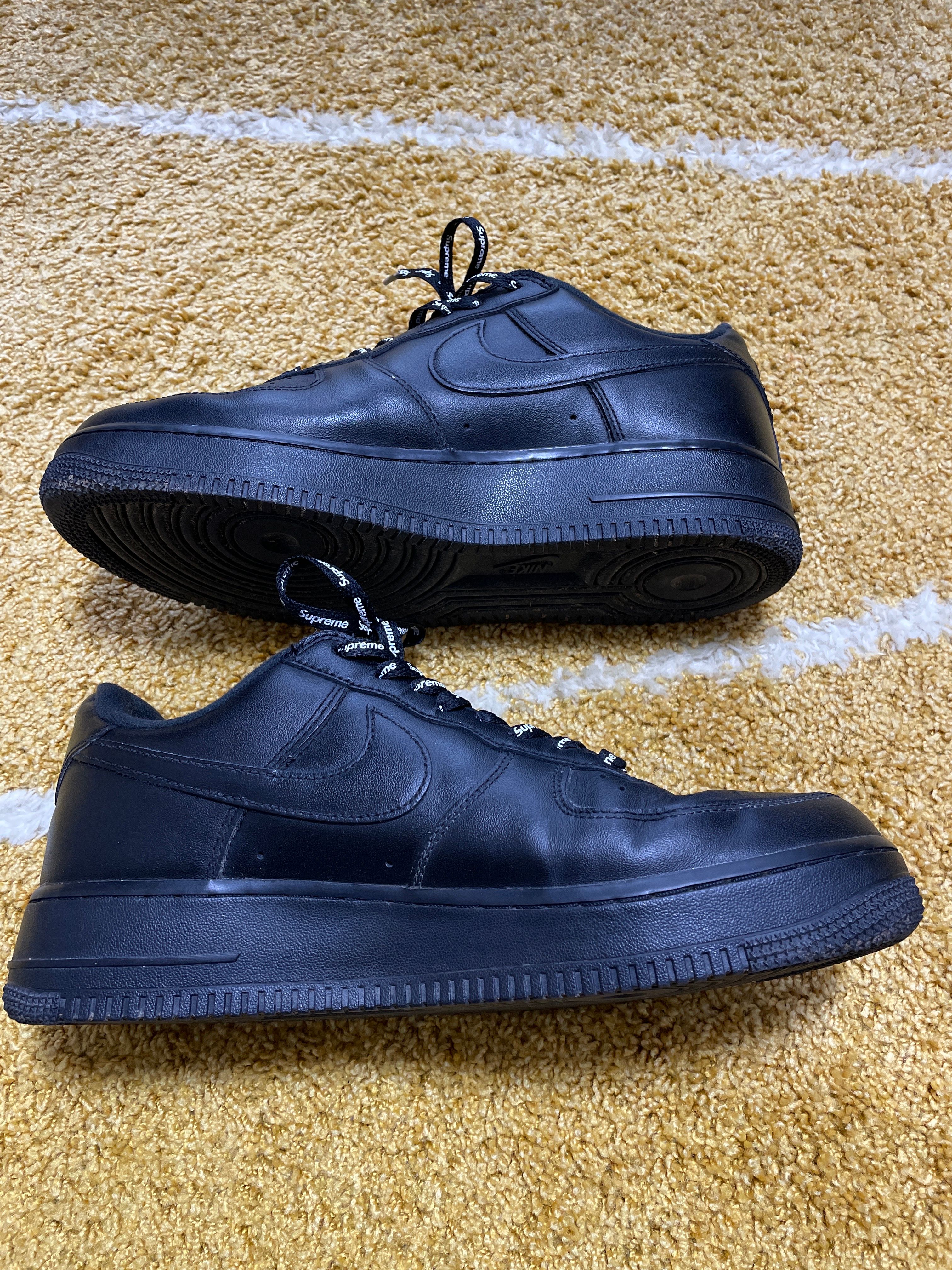 Supreme × Nike Air Force 1 Low "Black"