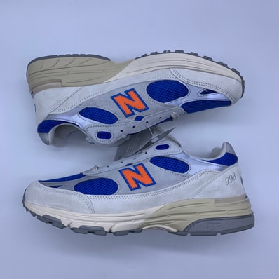 KITH × New Balance 993 Madison Square Garden "Ancient Scroll/Grey Matter"