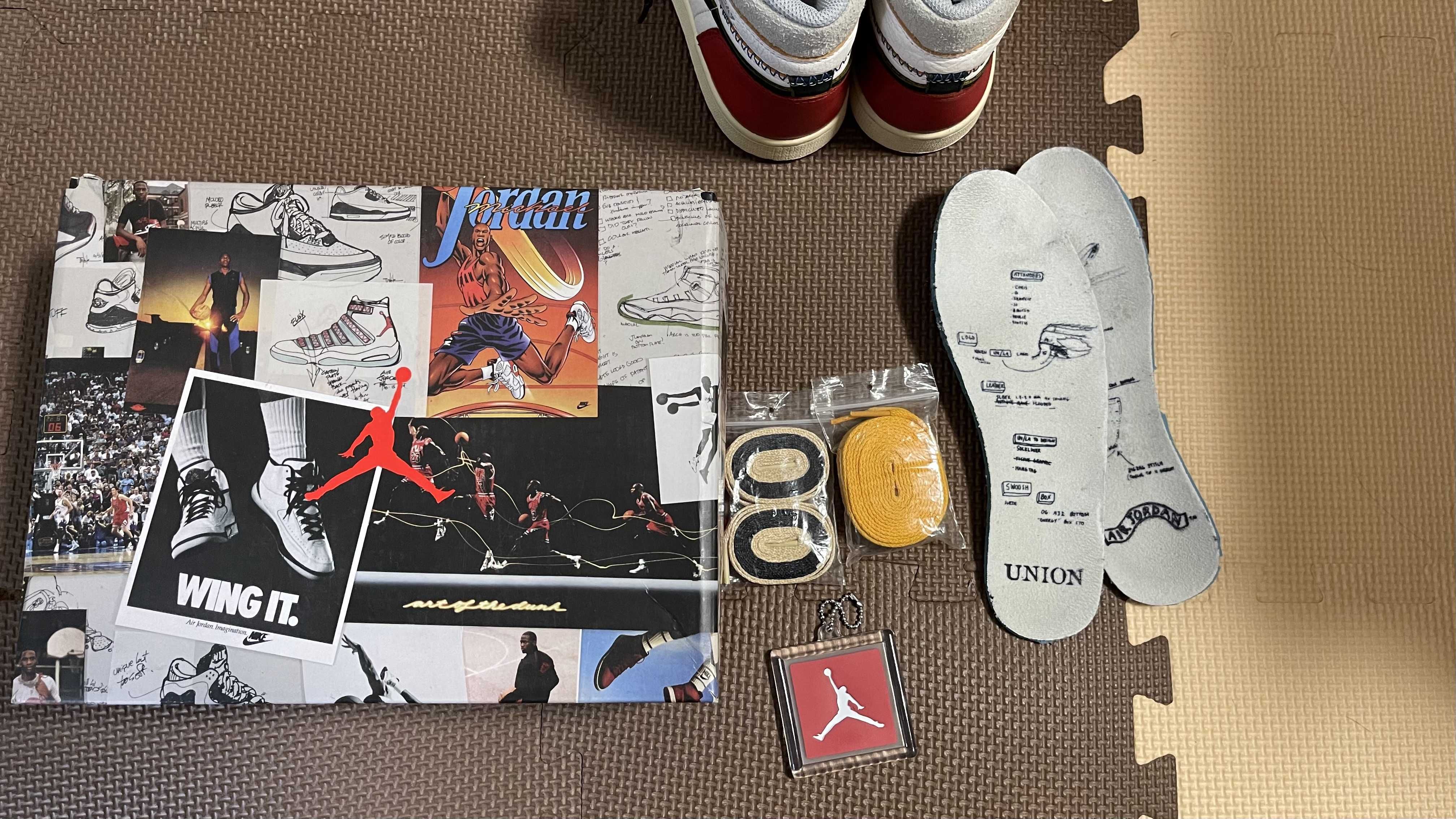 UNION × Nike Air Jordan 1 Retro High OG NRG "Varsity Red/Wolf Grey"