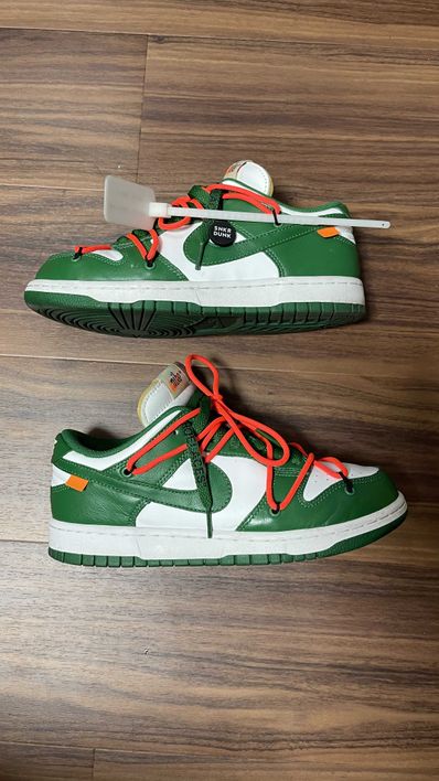 OFF-WHITE × NIKE DUNK LOW WHITE / PINE-GREENを買うならスニーカーダンク OFF-WHITE × NIKE DUNK LOW WHITE / PINE-GREENを買うならスニーカーダンク