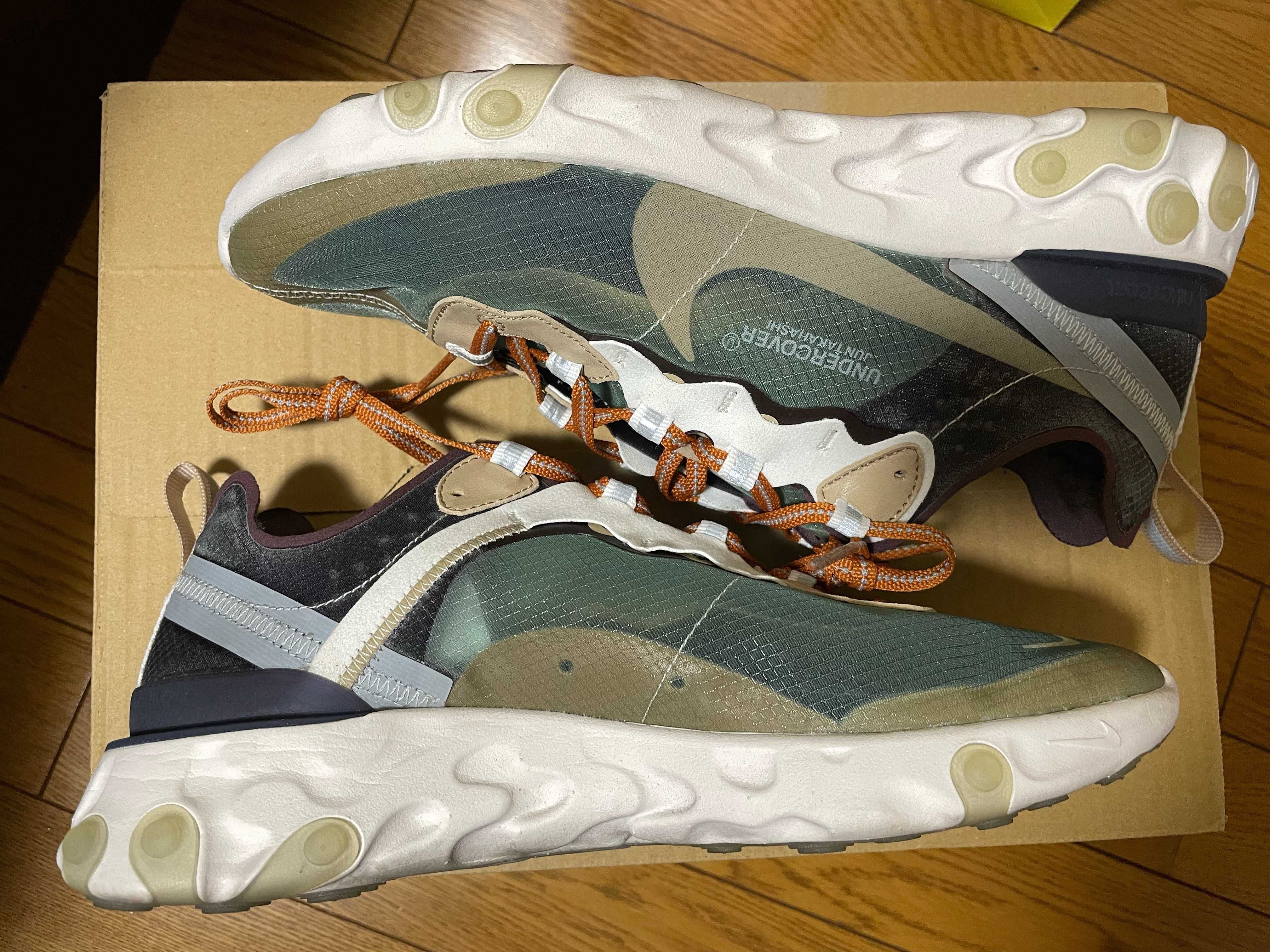 UNDERCOVER × NIKE REACT ELEMENT 87 MINT GREEN/KAHKI