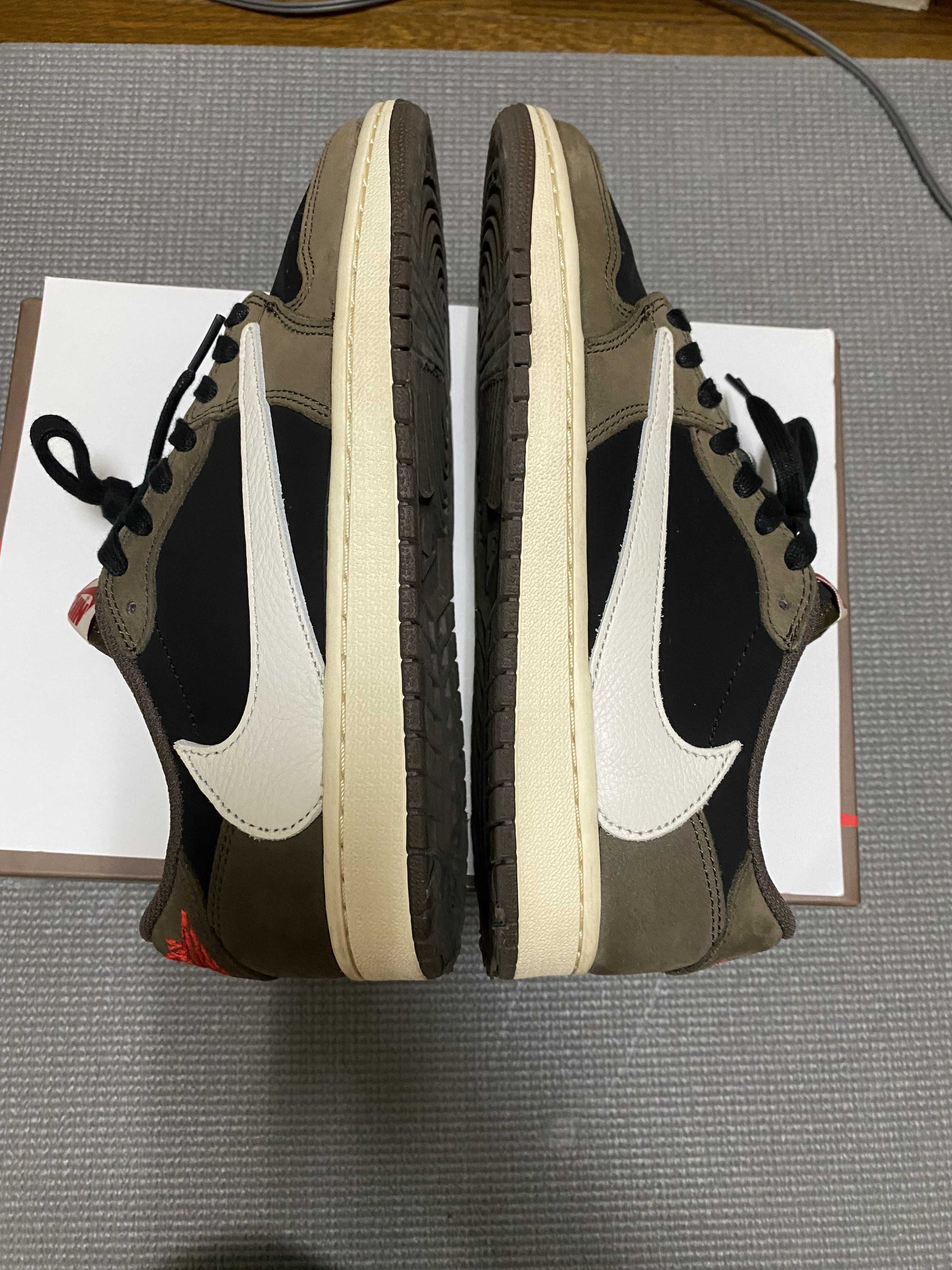 Travis Scott × Nike Air Jordan 1 Low OG SP-T "Black/Dark Mocha"