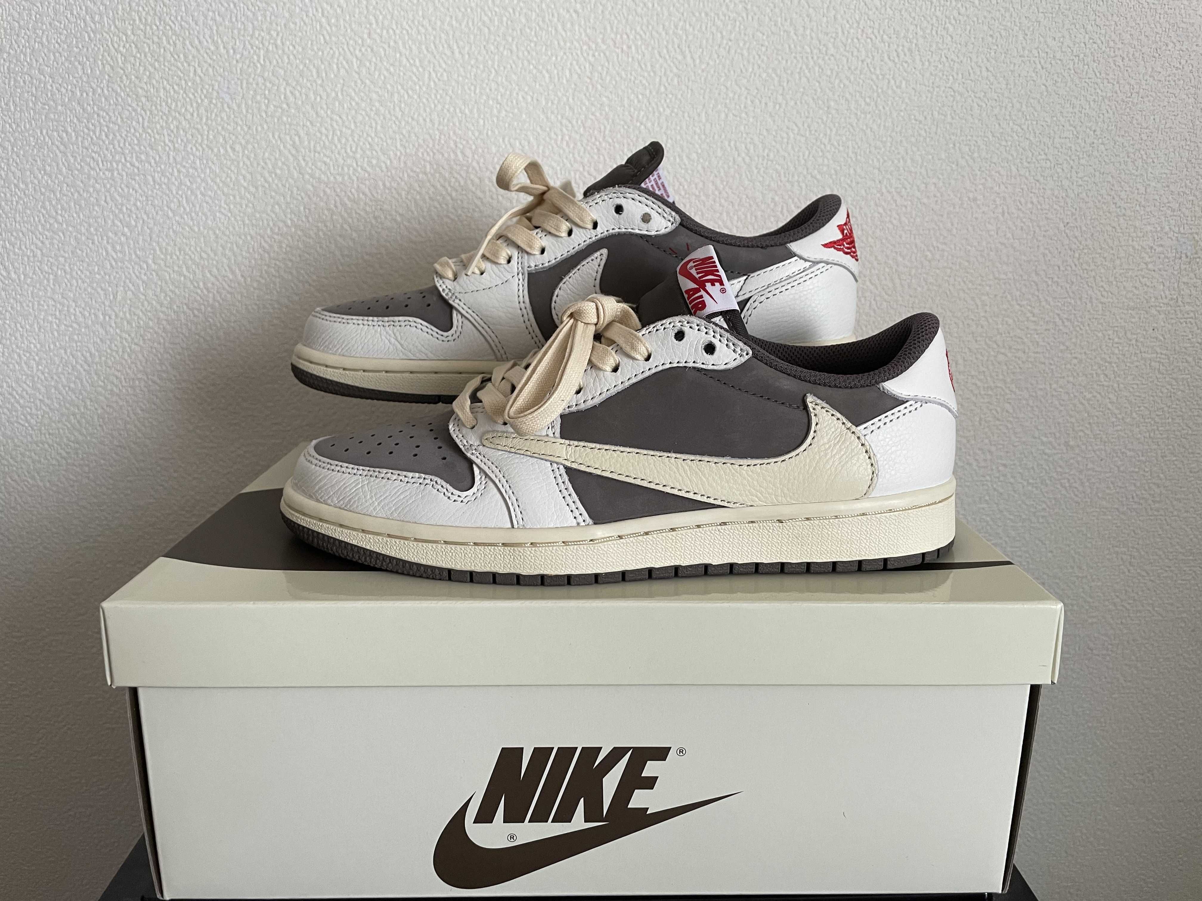 Travis Scott × Nike Air Jordan 1 Low OG SP "Reverse Mocha/Sail and Ridgerock"