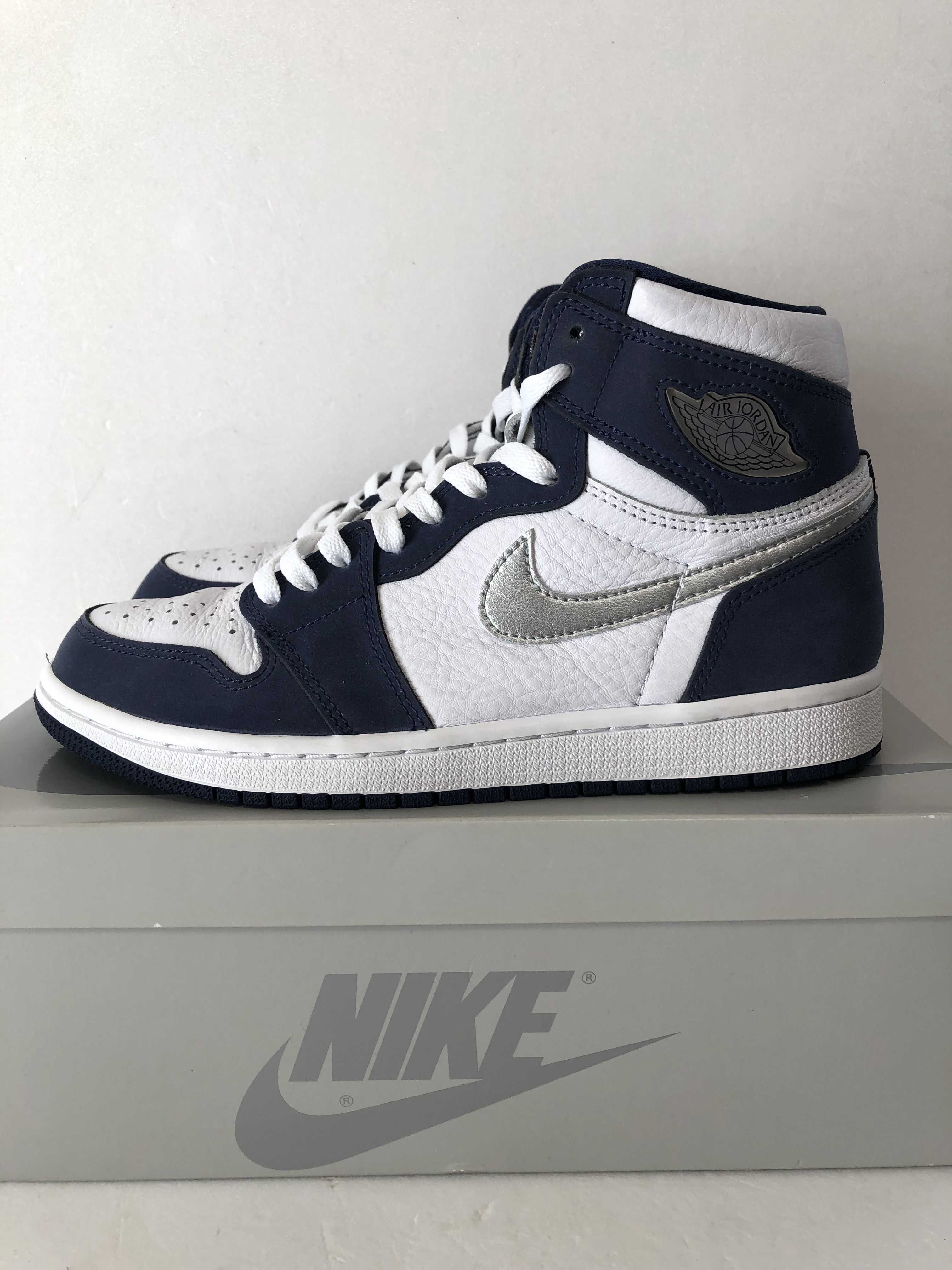 Nike Air Jordan 1 High OG CO.JP "White/Midnight Navy" (2020)(ブリーフケースなし)