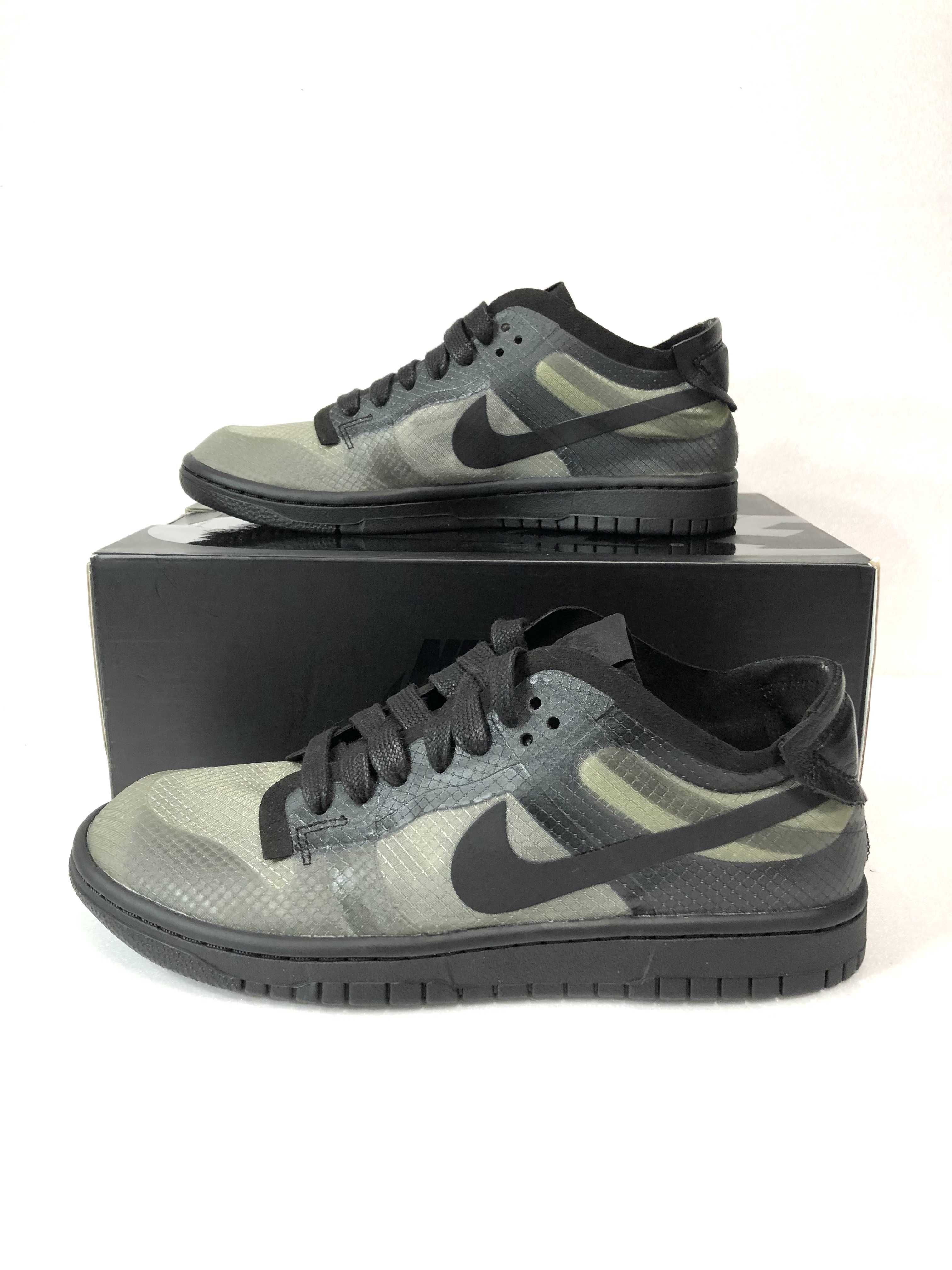 COMME des GARCONS × NIKE DUNK LOW Women's "BLACK/CLEAR BLACK"