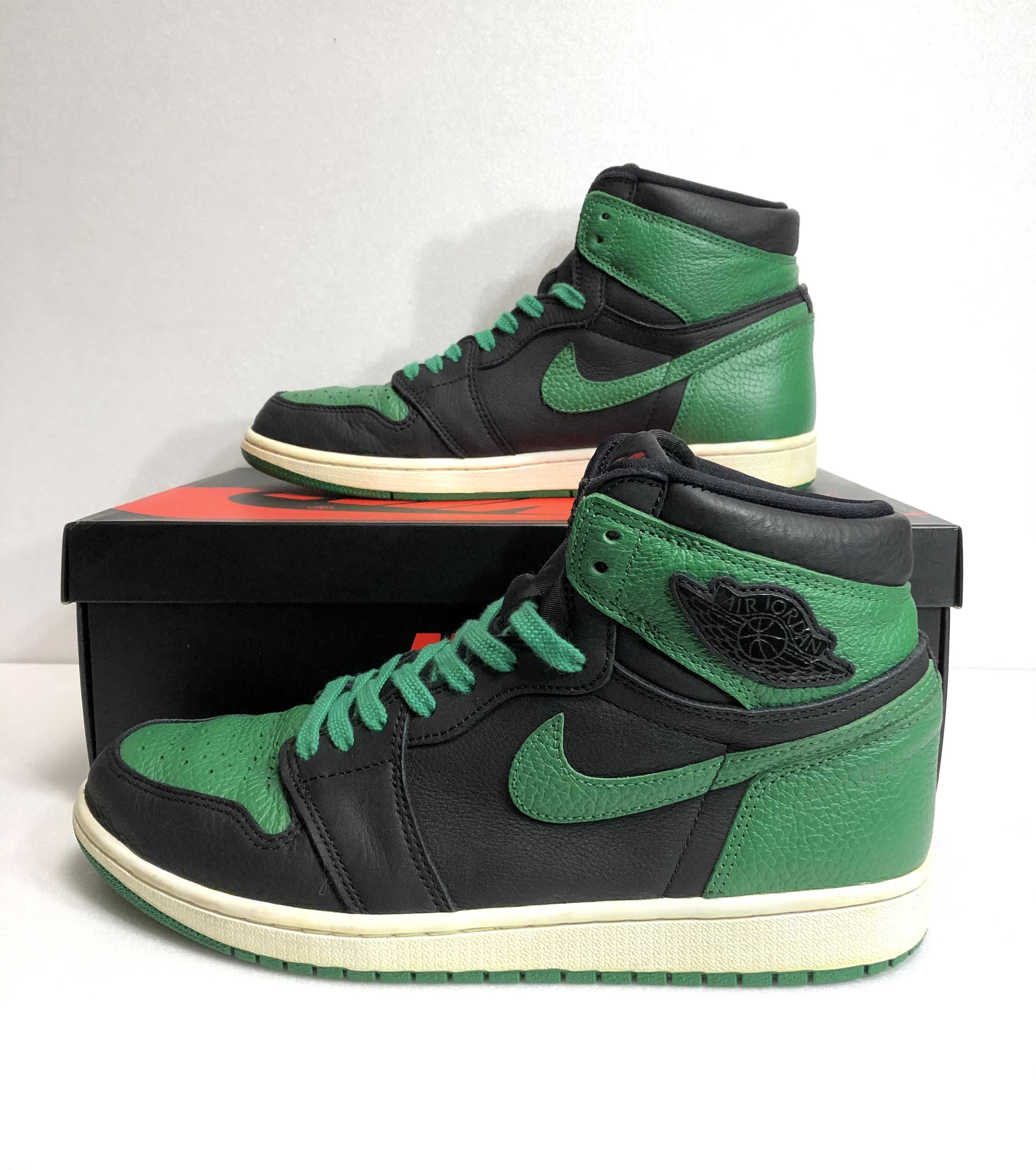 Nike Air Jordan 1 Retro High OG "Black/Pine Green" (2020)
