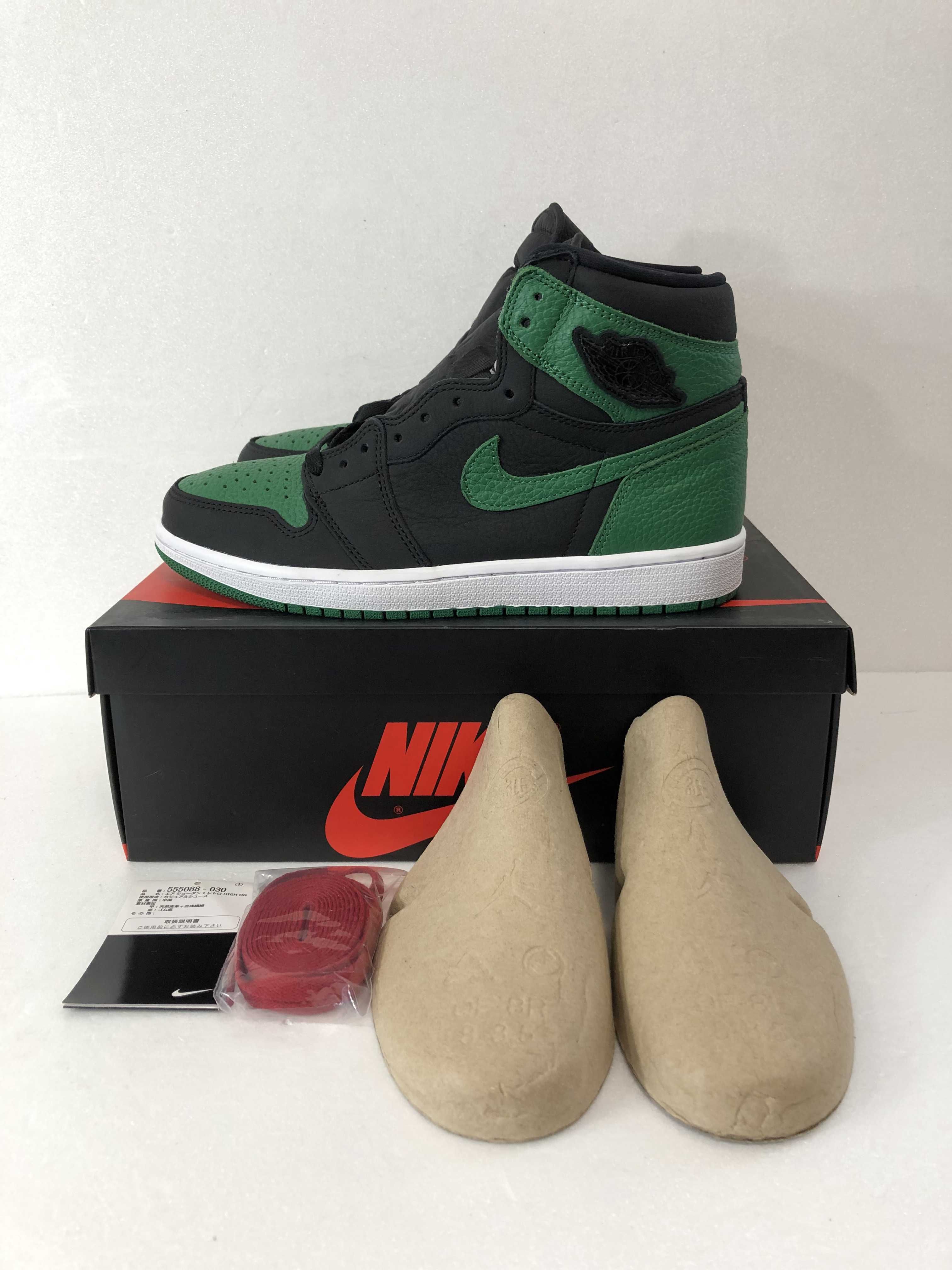 Nike Air Jordan 1 Retro High OG "Black/Pine Green" (2020)      