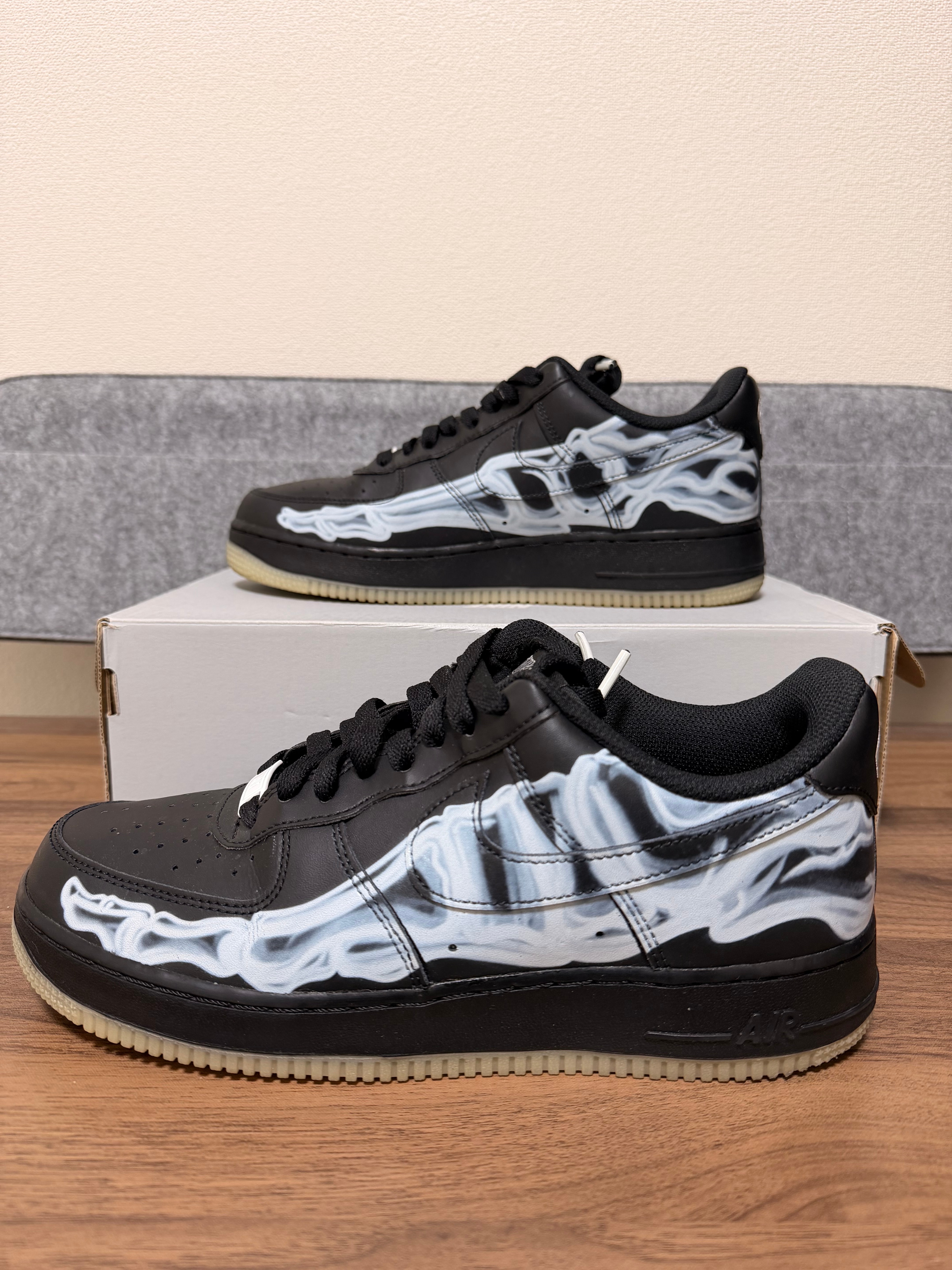 Nike Air Force 1 Low "Black Skeleton"